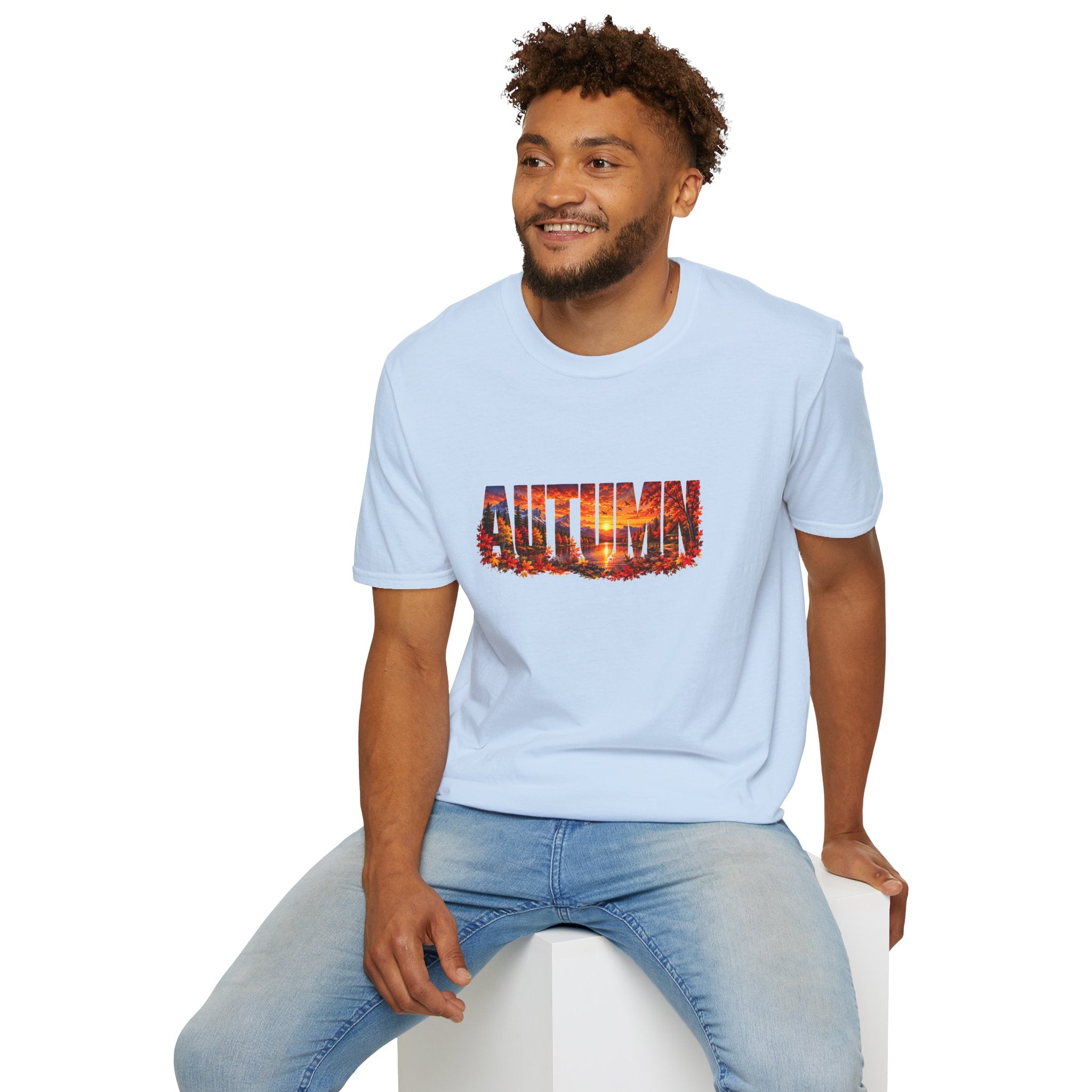 Autumn Leaves T Shirt Fall Graphic Tee Cozy Autumn Shirt