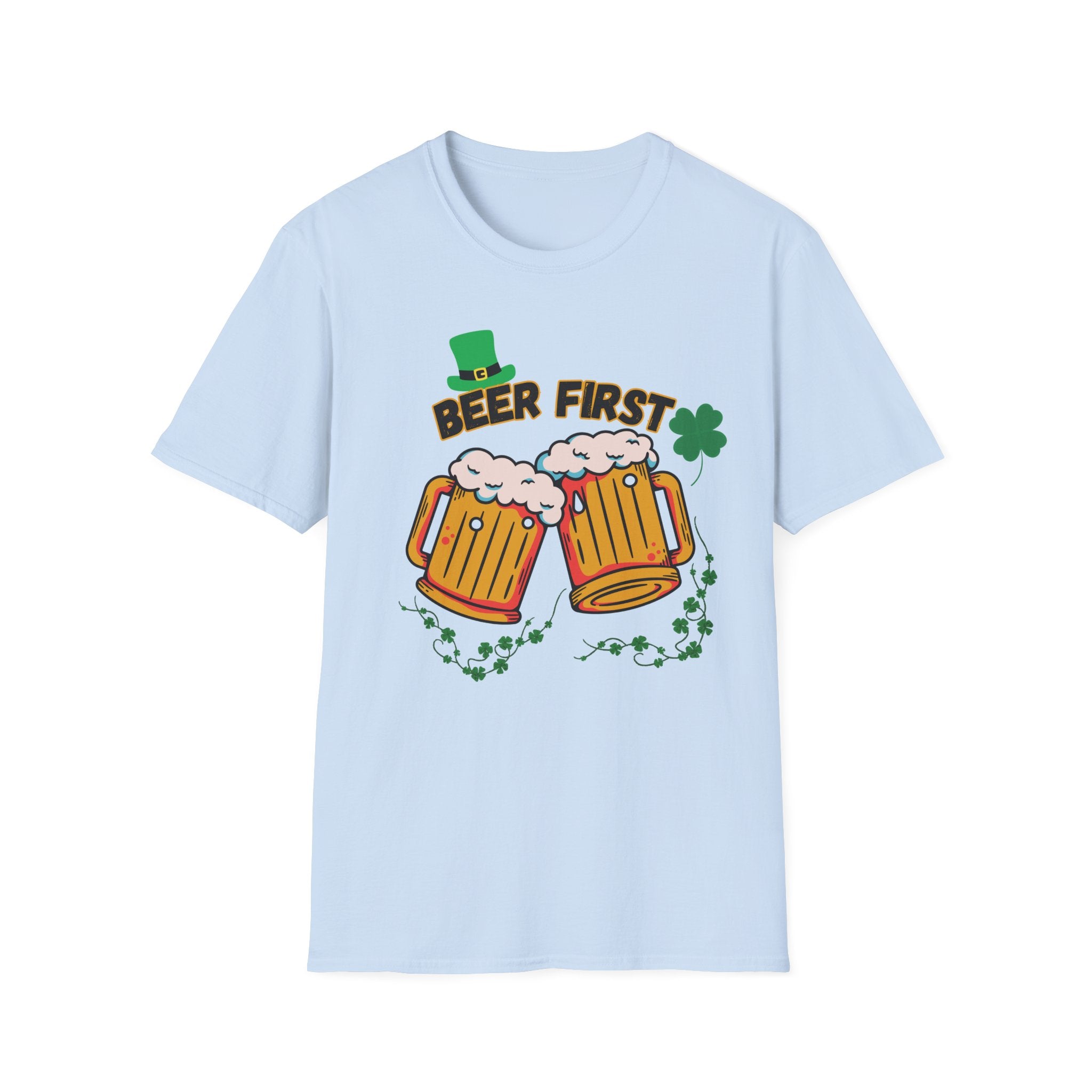 Beer First T-Shirt — St. Patrick's Day Beer Mug Tee