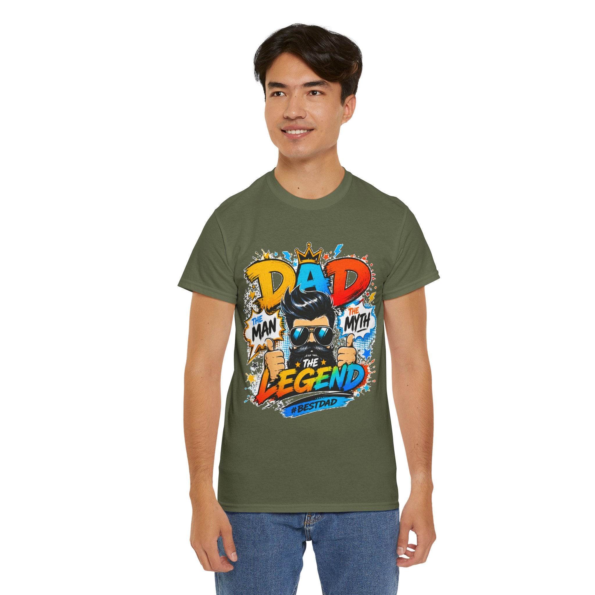 Dad The Legend T-Shirt — 'Dad: Man, Myth, Legend' Graphic Tee for Father’s Day