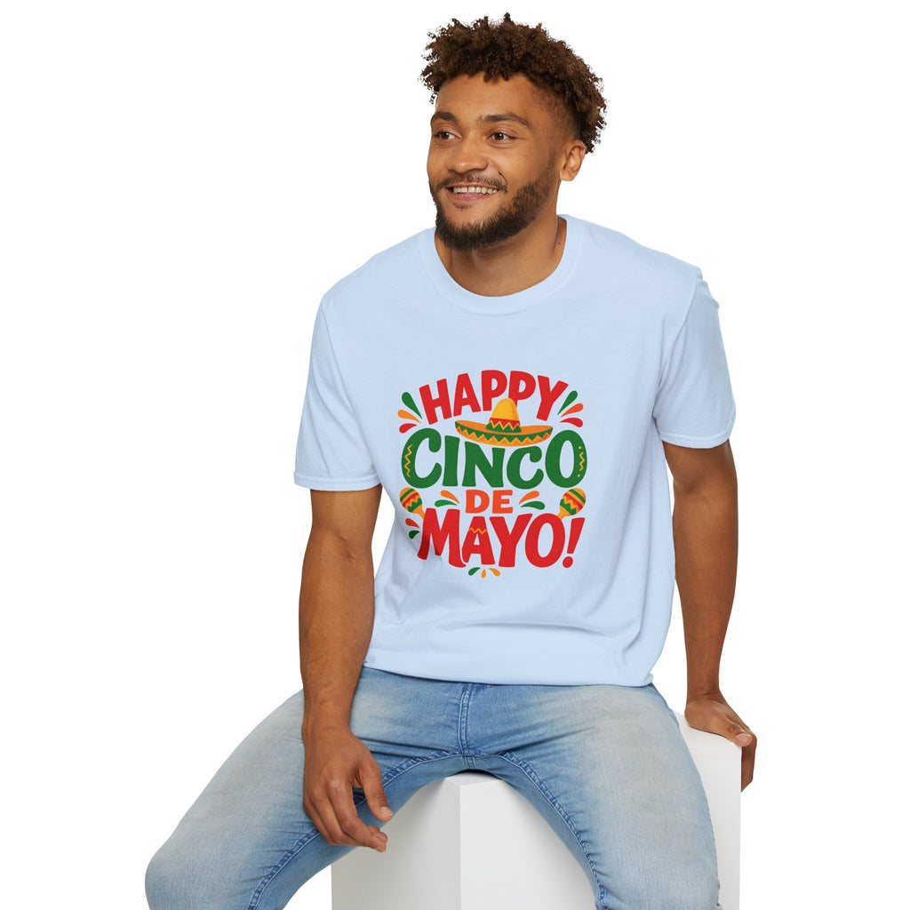 Cinco De Mayo Shirt, Happy Cinco De Mayo Tee, Fiesta Party T-Shirt, Mexican Holiday Shirt, Funny Cinco Shirt for Women Men