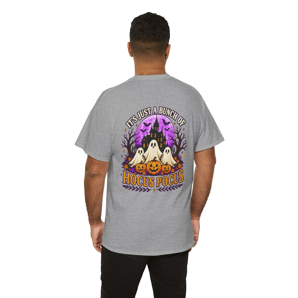Hocus Pocus Halloween Shirt | Ghost & Pumpkin Front Back Tee