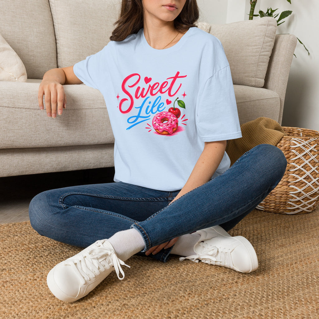 Sweet Life T-Shirt — Cute Donut & Cherry Graphic