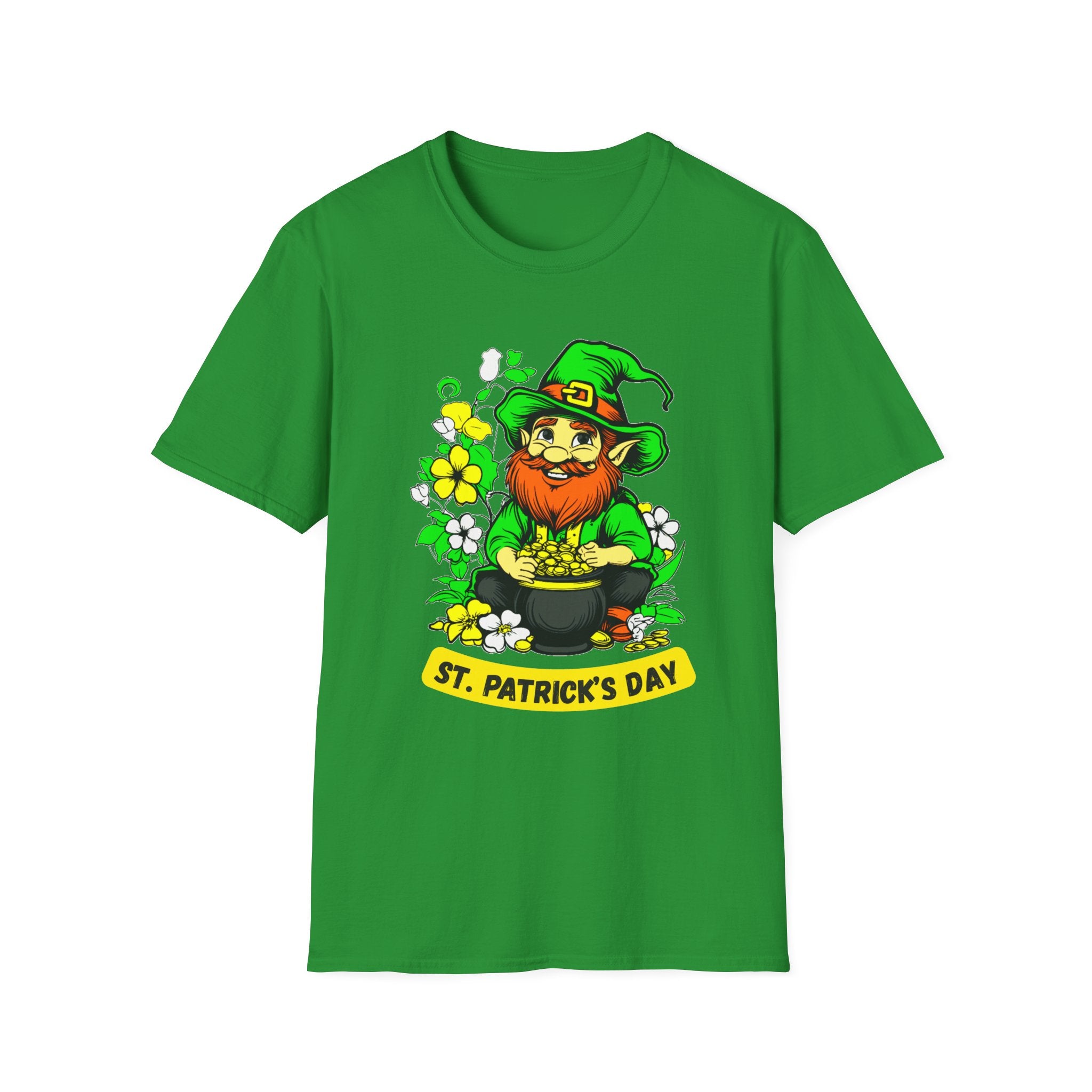 Lucky Leprechaun with Pot of Gold T-Shirt | St. Patrick's Day
