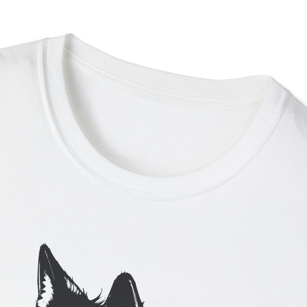 Wolf T Shirt, Mystic Wolf Graphic Tee, Forest Animal Shirt, Minimalist Wolf Head Shirt, Unisex Nature T-Shirt, Wildlife Gift, Boho Wolf Tee