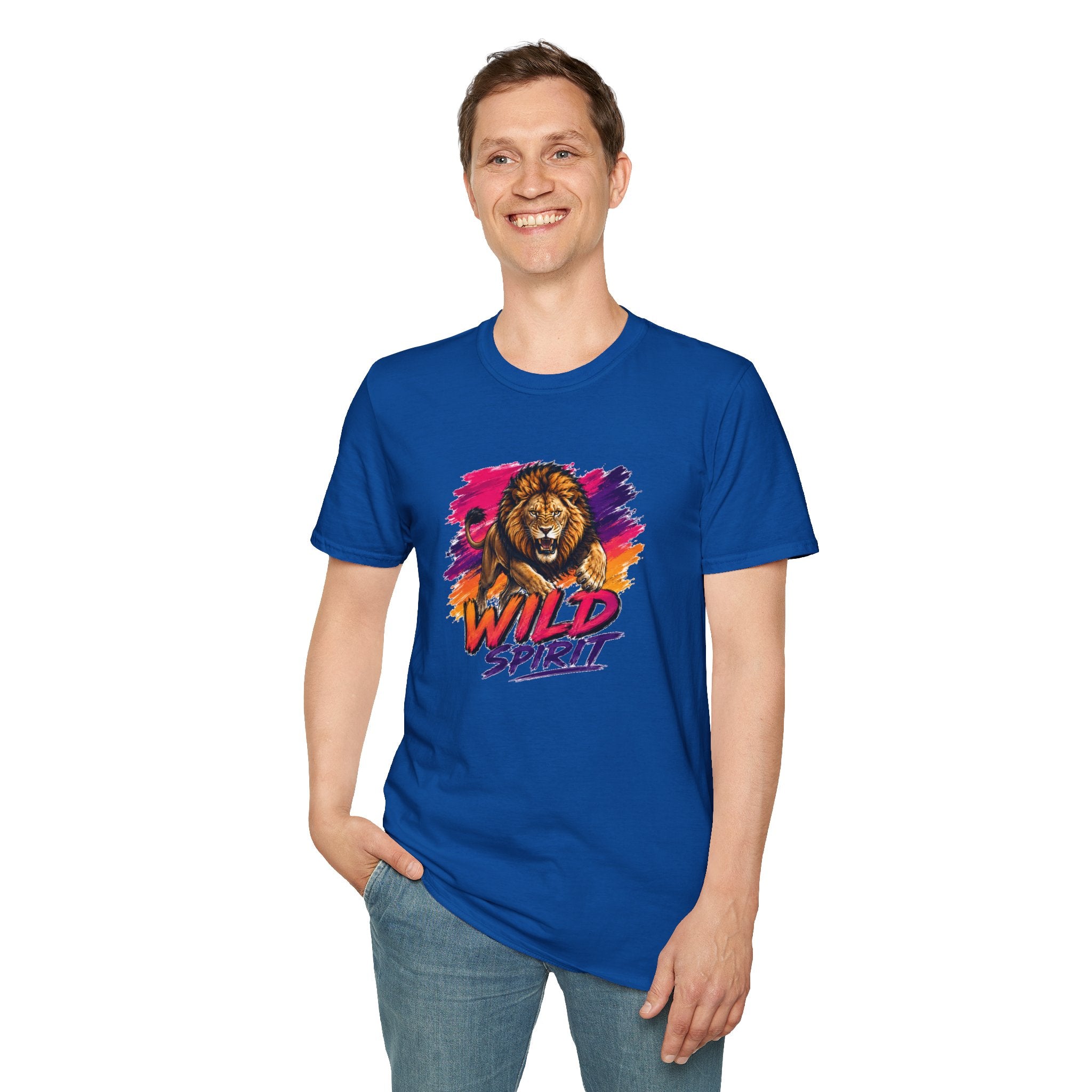 Lion T Shirt, Wild Spirit Shirt, Lion Graphic Tee, Animal Lover Shirt, Wildlife Shirt, Unisex T Shirt, Nature Gift