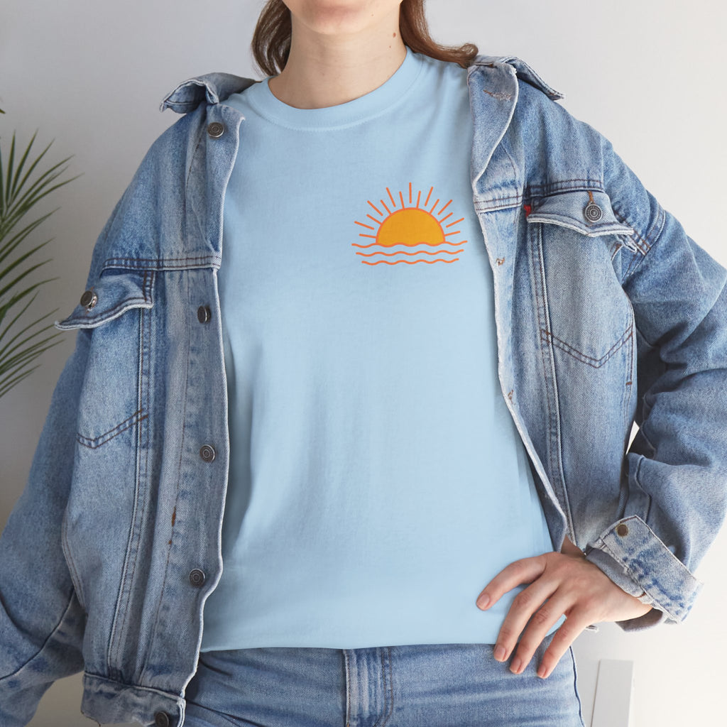 Stay Humble Sunset Tee - Retro Sunrise Graphic T-Shirt