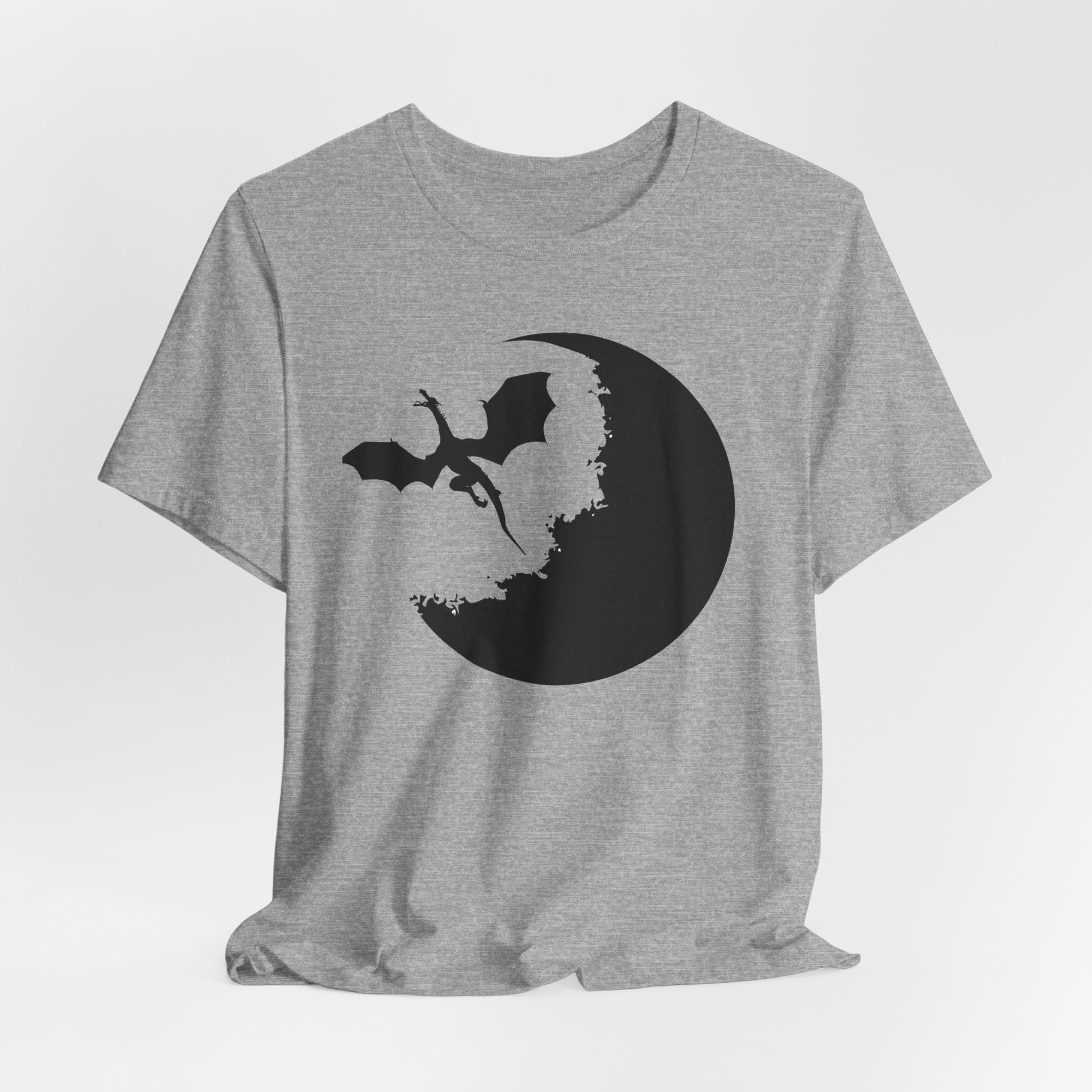 Bat Silhouette Moon T-Shirt — Gothic Halloween Tee