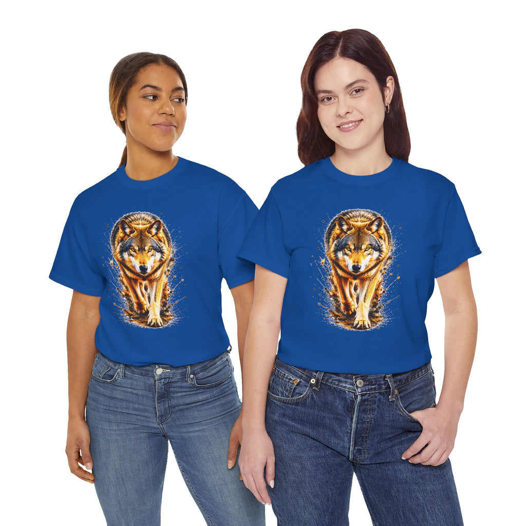 Wolf Graphic T-Shirt, Majestic Wolf Tee, Wildlife Animal Shirt, Unisex Nature Graphic Tee, Wolf Lover Gift, Forest Wolf Shirt