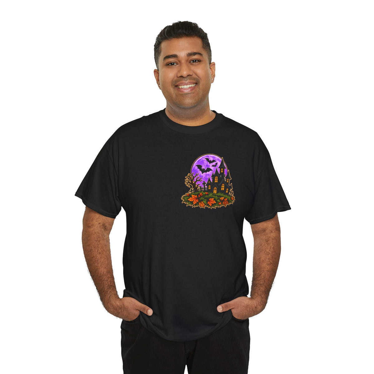 Hocus Pocus Halloween Shirt | Ghost & Pumpkin Front Back Tee