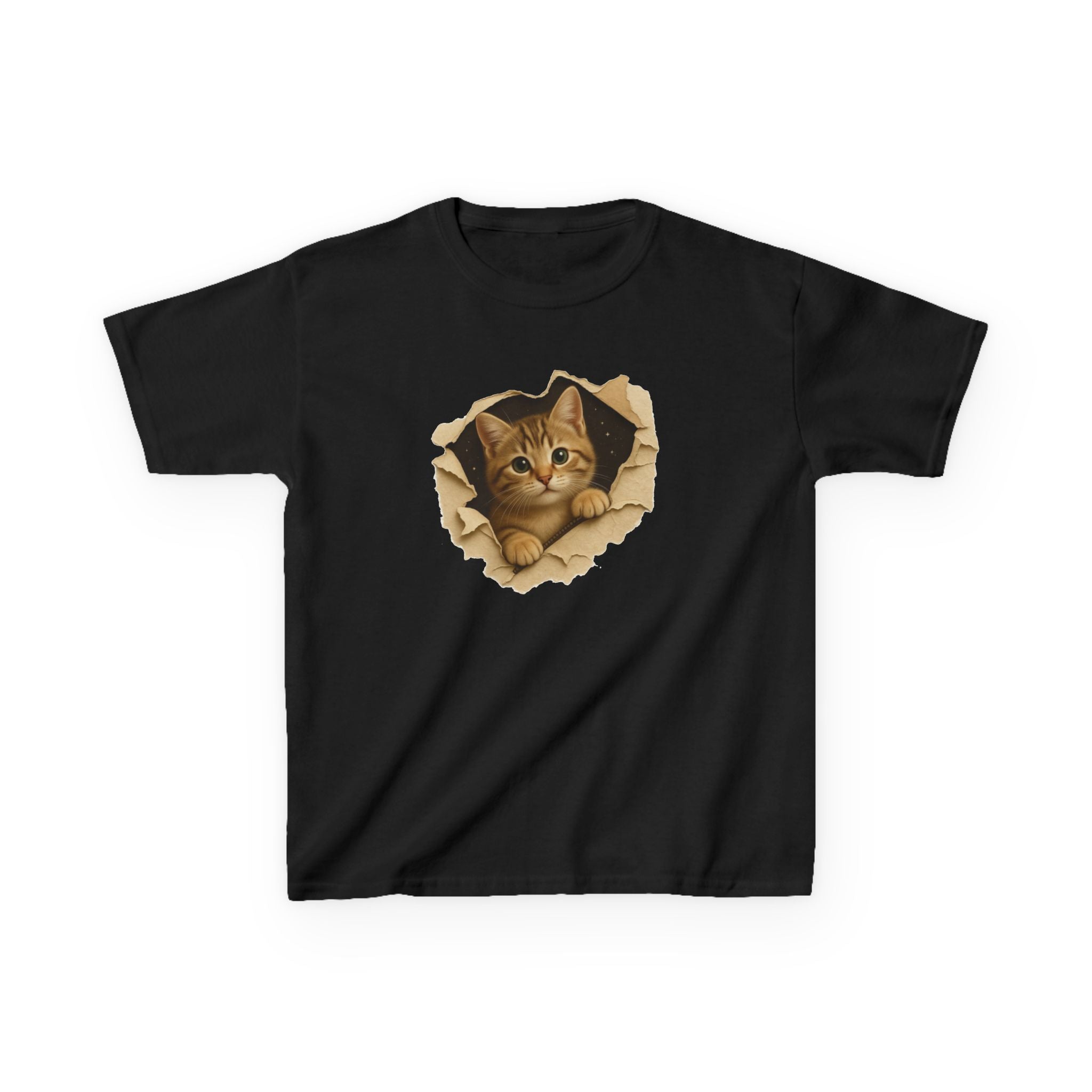 Cute Kitten Kids T-Shirt | Funny Cat Graphic Tee for Boys & Girls | Adorable Kitty Shirt | Gift for Cat Lovers Kids
