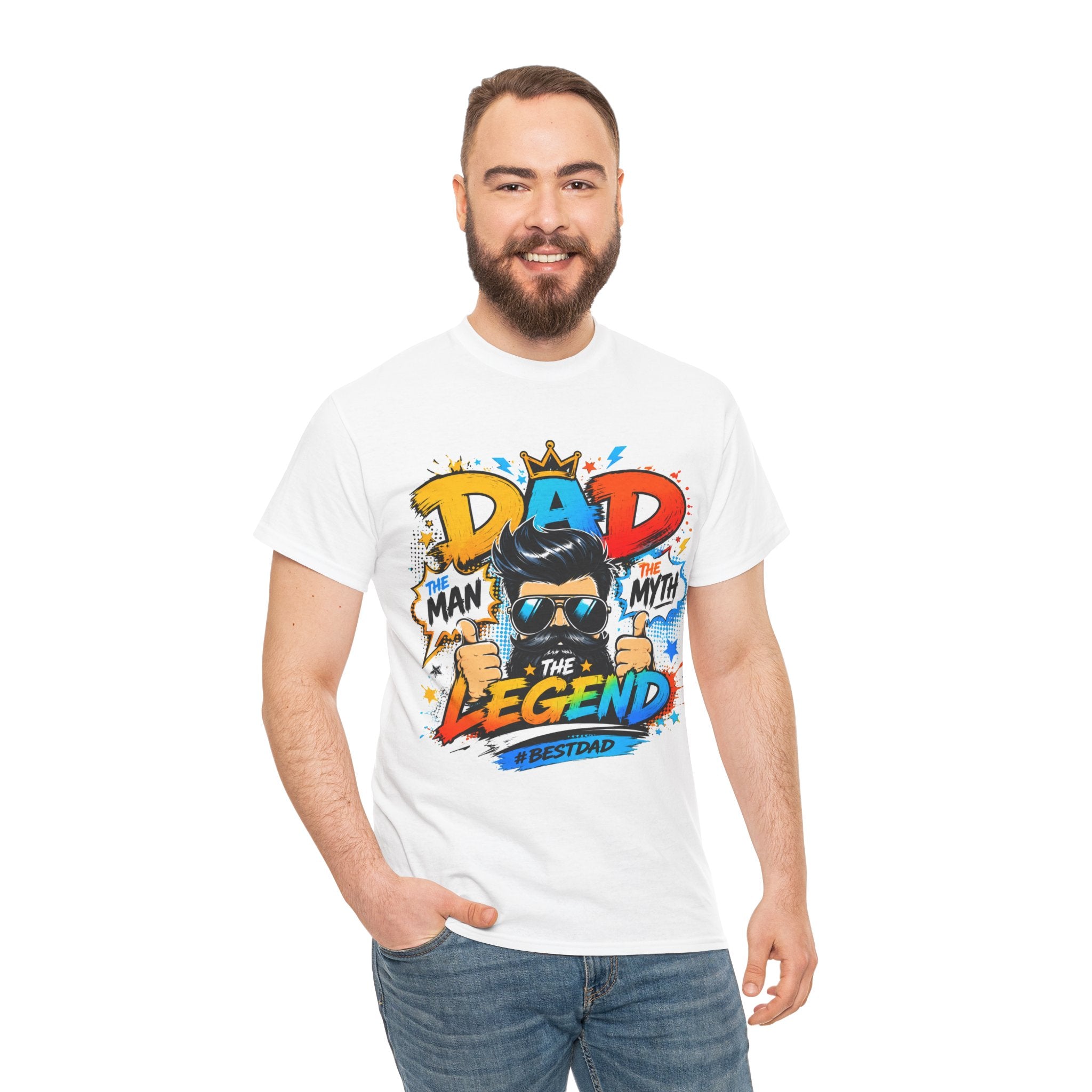 Dad The Legend T-Shirt — 'Dad: Man, Myth, Legend' Graphic Tee for Father’s Day