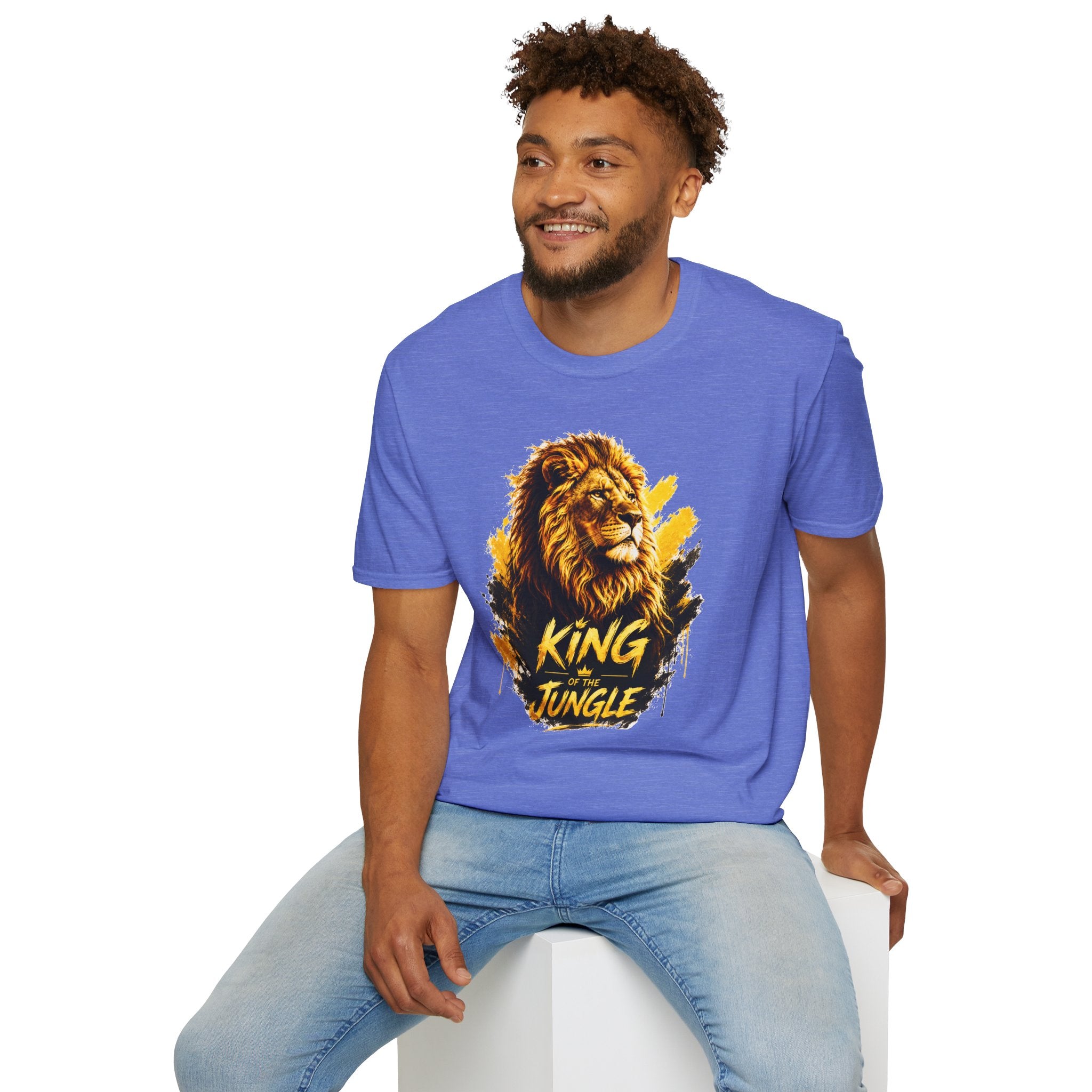 Lion Graphic T-Shirt — "King of the Jungle" Bold Wildlife Tee