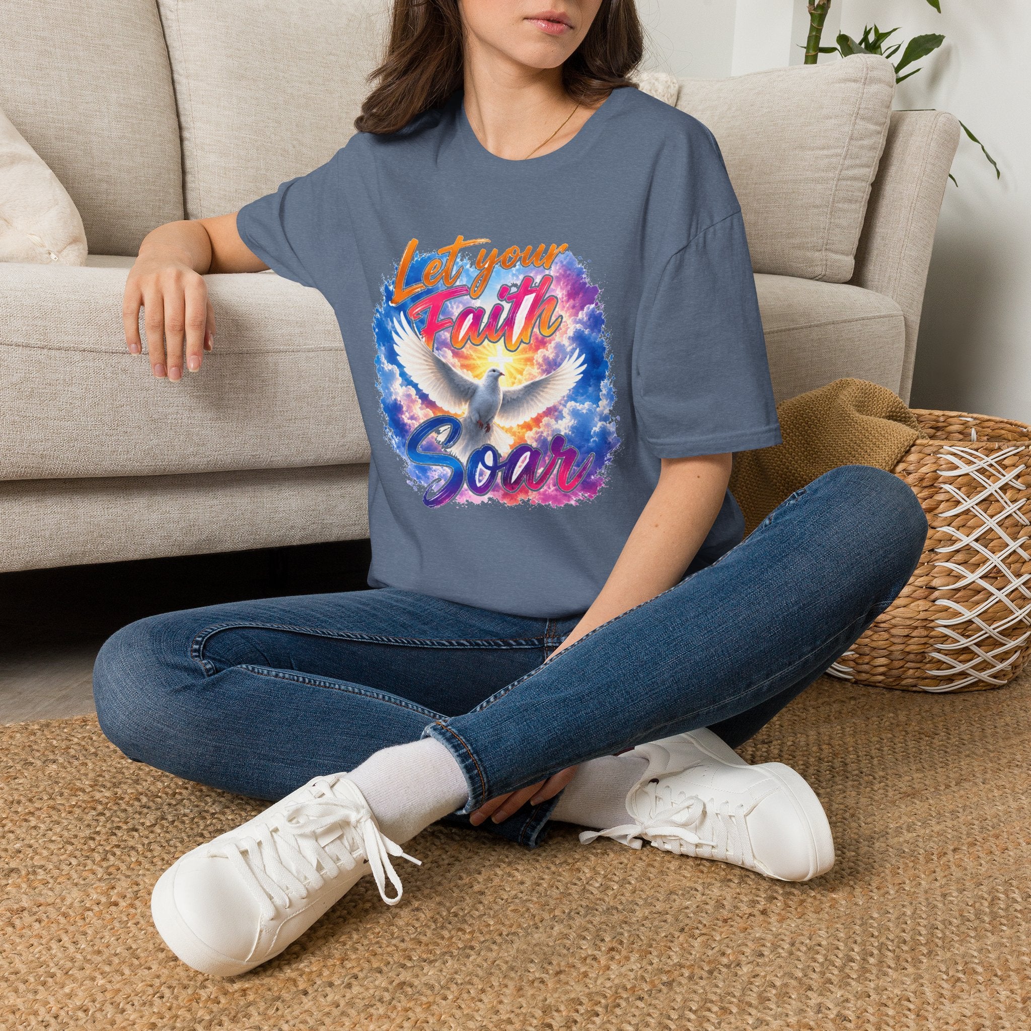 Surfer Van Sunset T-Shirt — Retro Beach Palm Tree Surfboard Design