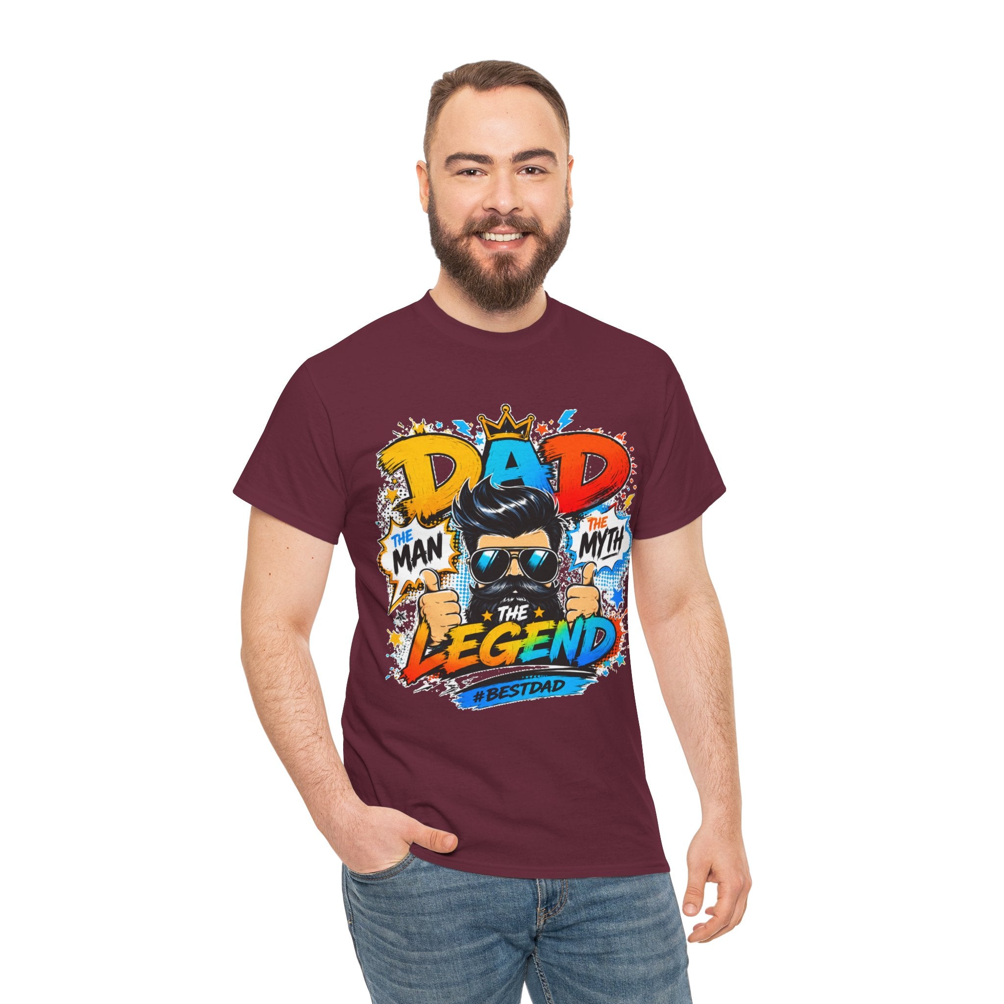 Dad The Legend T-Shirt — 'Dad: Man, Myth, Legend' Graphic Tee for Father’s Day
