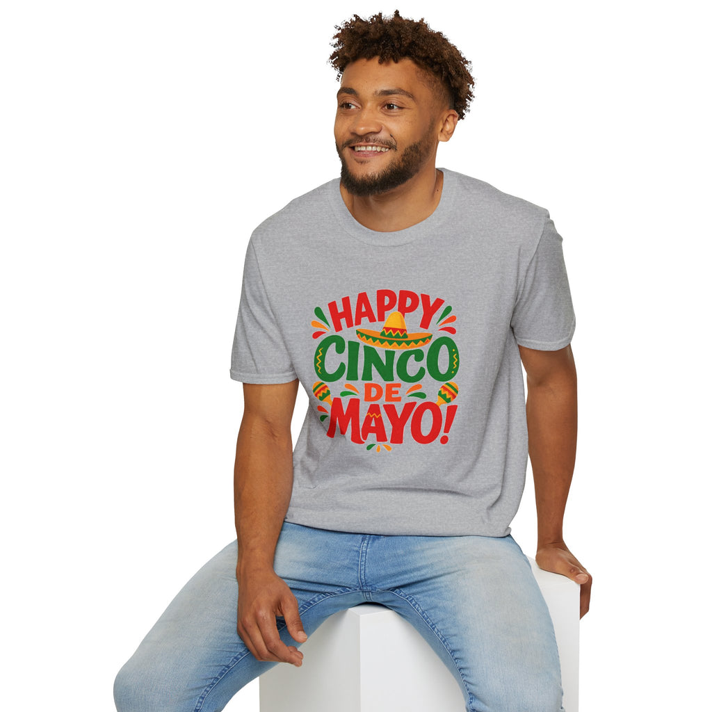 Cinco De Mayo Shirt, Happy Cinco De Mayo Tee, Fiesta Party T-Shirt, Mexican Holiday Shirt, Funny Cinco Shirt for Women Men