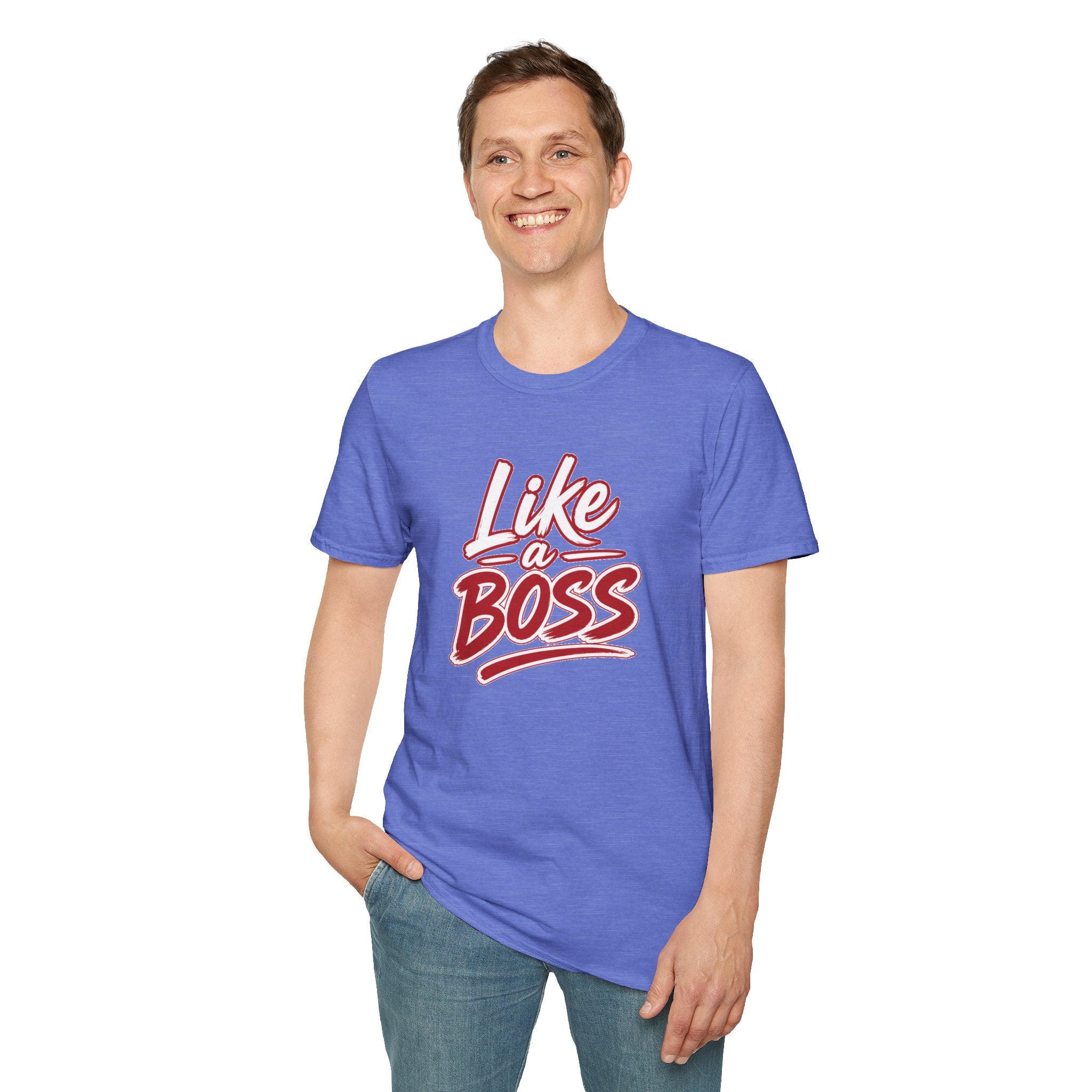 Like a Boss T-Shirt - Retro Script Empowerment Tee