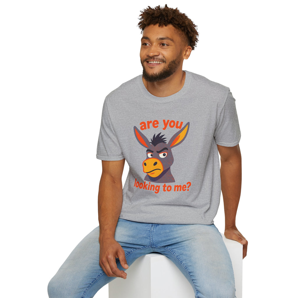 Are You Looking to Me? Donkey Graphic T-Shirt