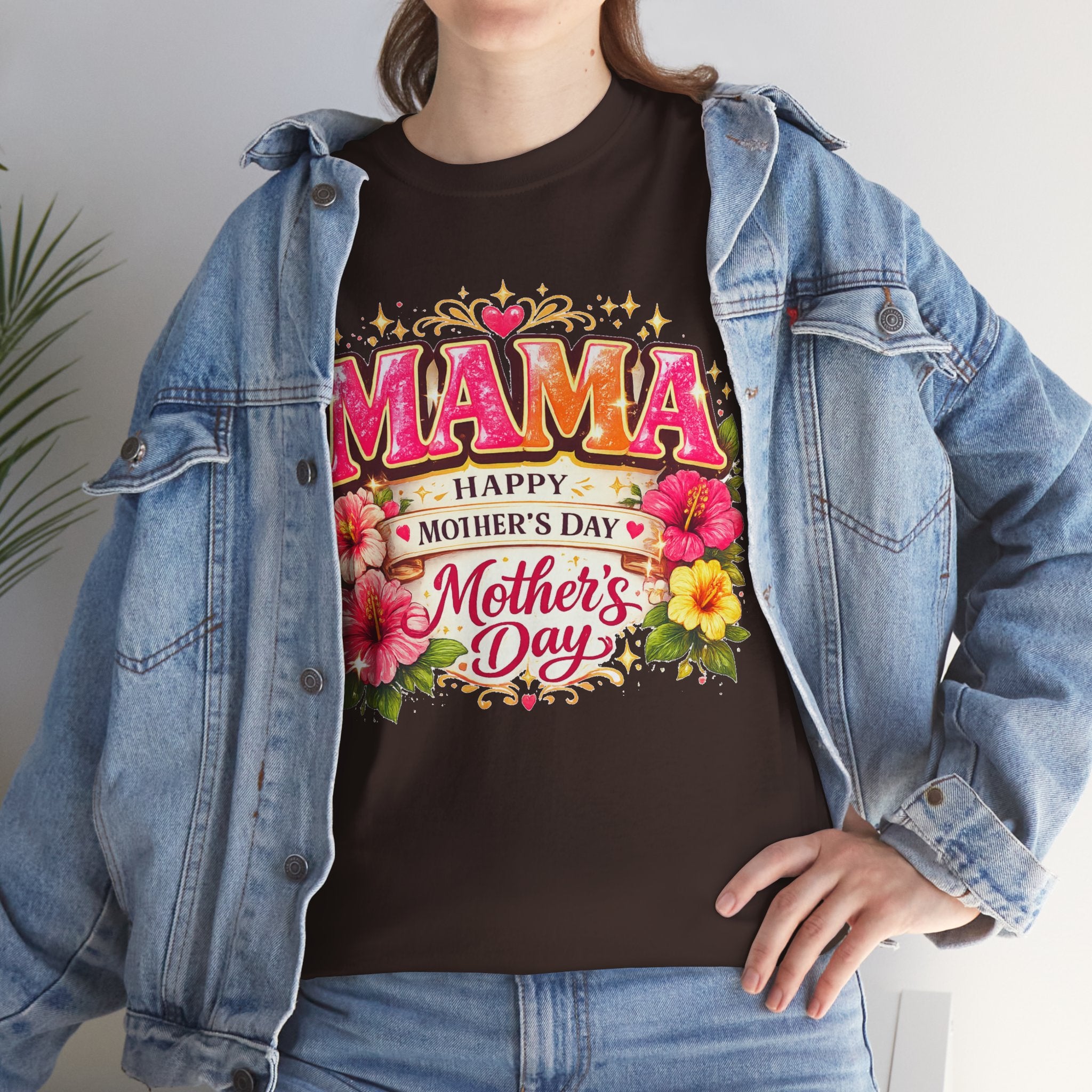 Mama Floral Shirt for Women, Mother's Day Gift for Mom, Cute Flower Graphic Tee, Mama Life T-Shirt, Birthday Gift for Mother, Mom Appreciation Gift