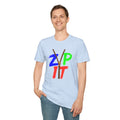 Zip It T-Shirt — Bold Color Zipper Graphic Tee
