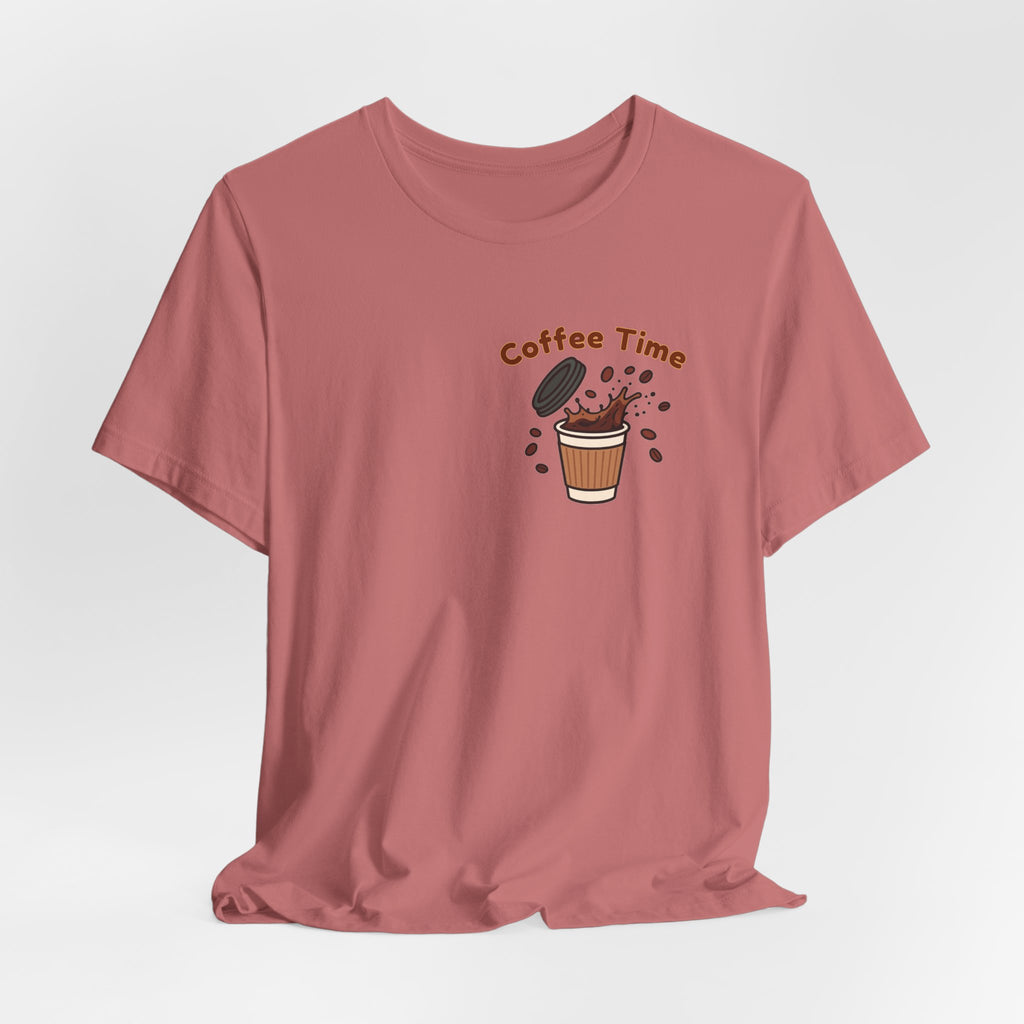 Coffee Time Tee — "More Espresso Less Depresso" Graphic T-Shirt