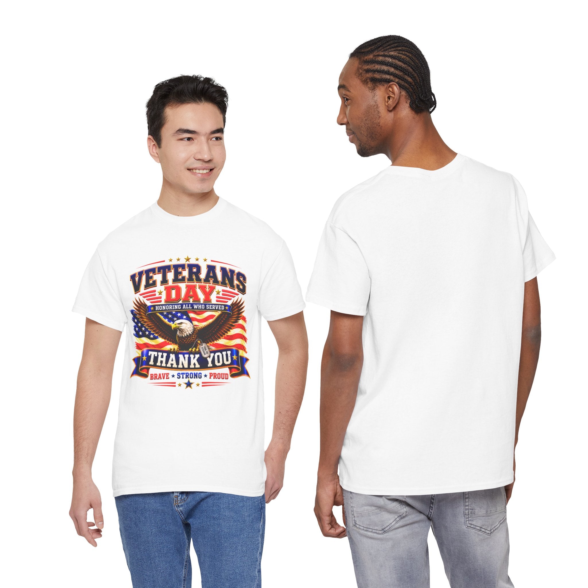 Veterans Day Eagle T-Shirt – "Thank You" Patriotic Tribute Tee