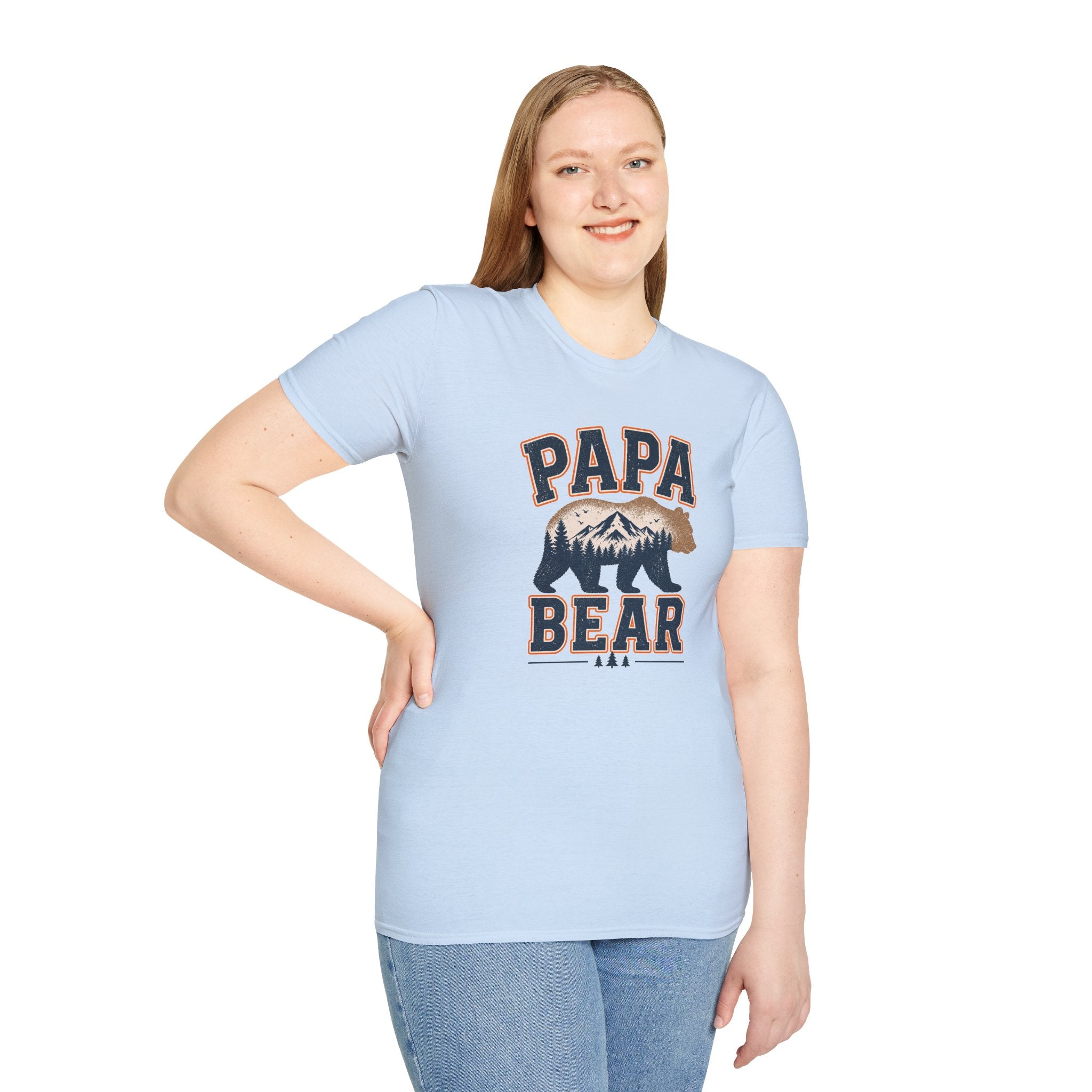 Papa Bear Shirt, Dad Bear T-Shirt, Funny Dad Gift, Papa Graphic Tee, Camping Dad Shirt, Father’s Day Gift for Dad, Outdoor Bear Tee