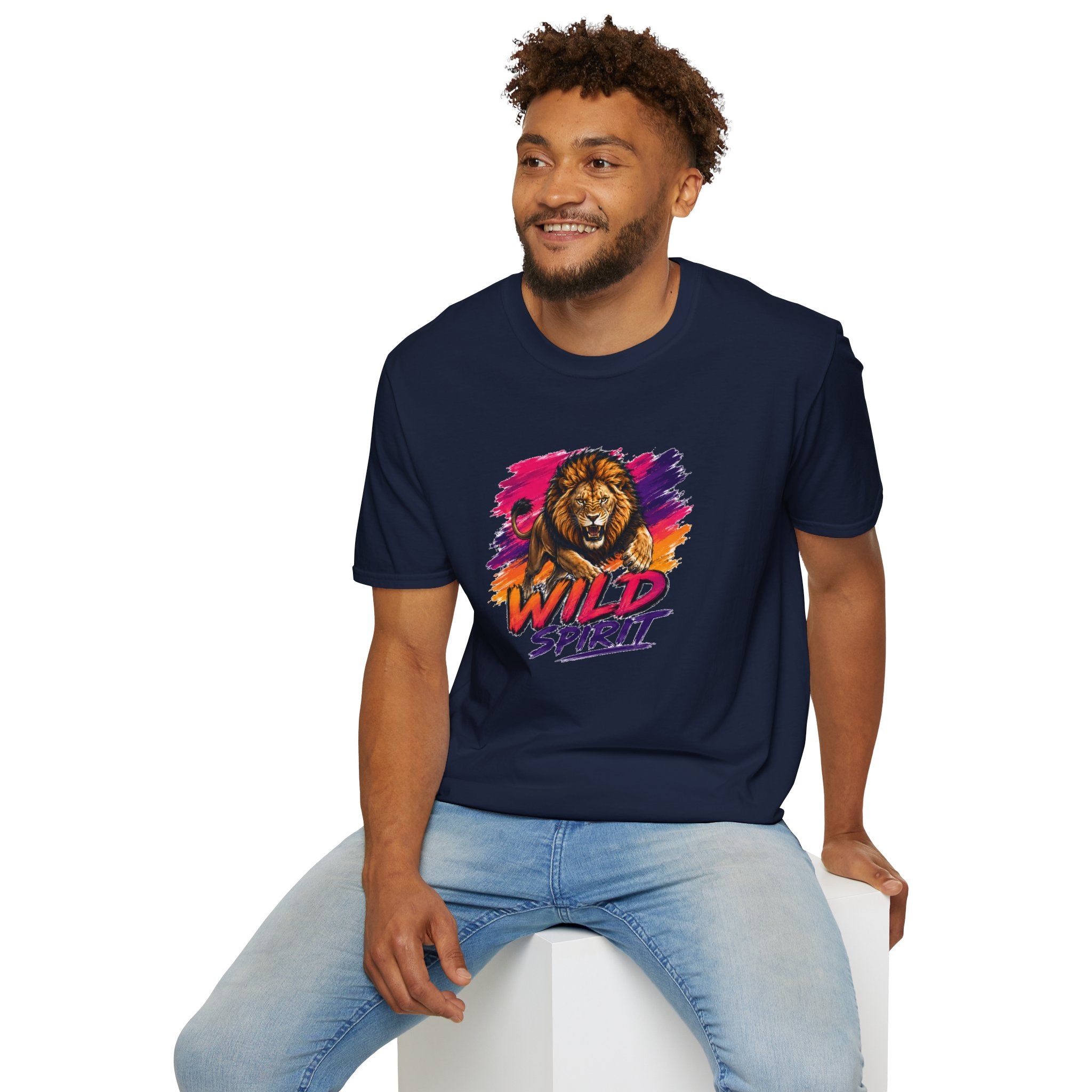 Lion T Shirt, Wild Spirit Shirt, Lion Graphic Tee, Animal Lover Shirt, Wildlife Shirt, Unisex T Shirt, Nature Gift