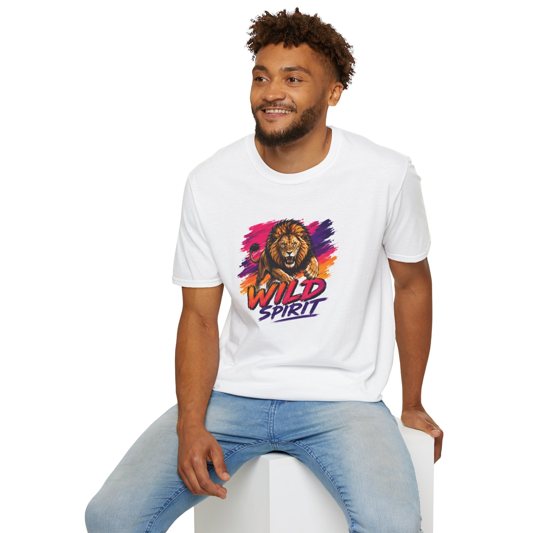 Lion T Shirt, Wild Spirit Shirt, Lion Graphic Tee, Animal Lover Shirt, Wildlife Shirt, Unisex T Shirt, Nature Gift