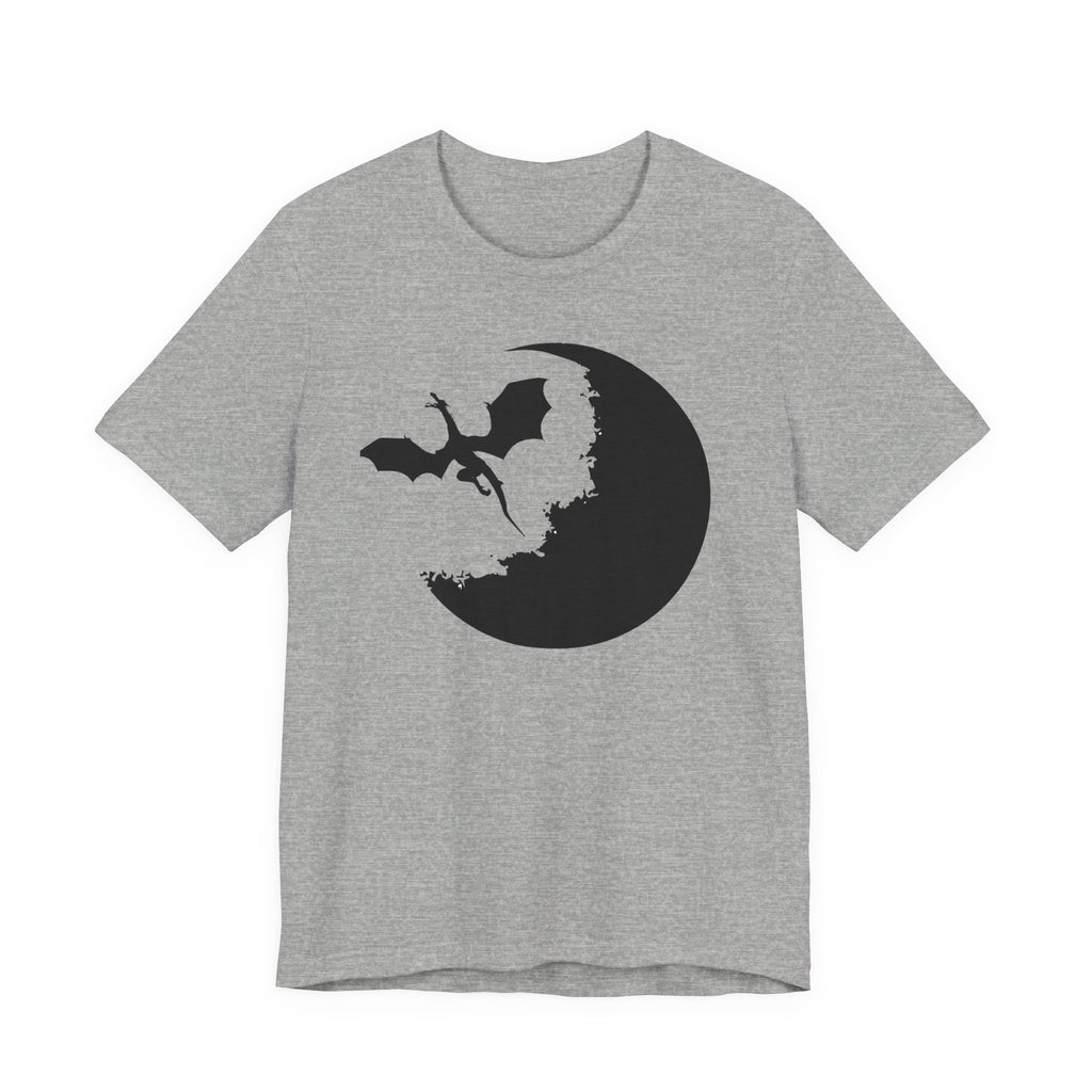 Bat Silhouette Moon T-Shirt — Gothic Halloween Tee