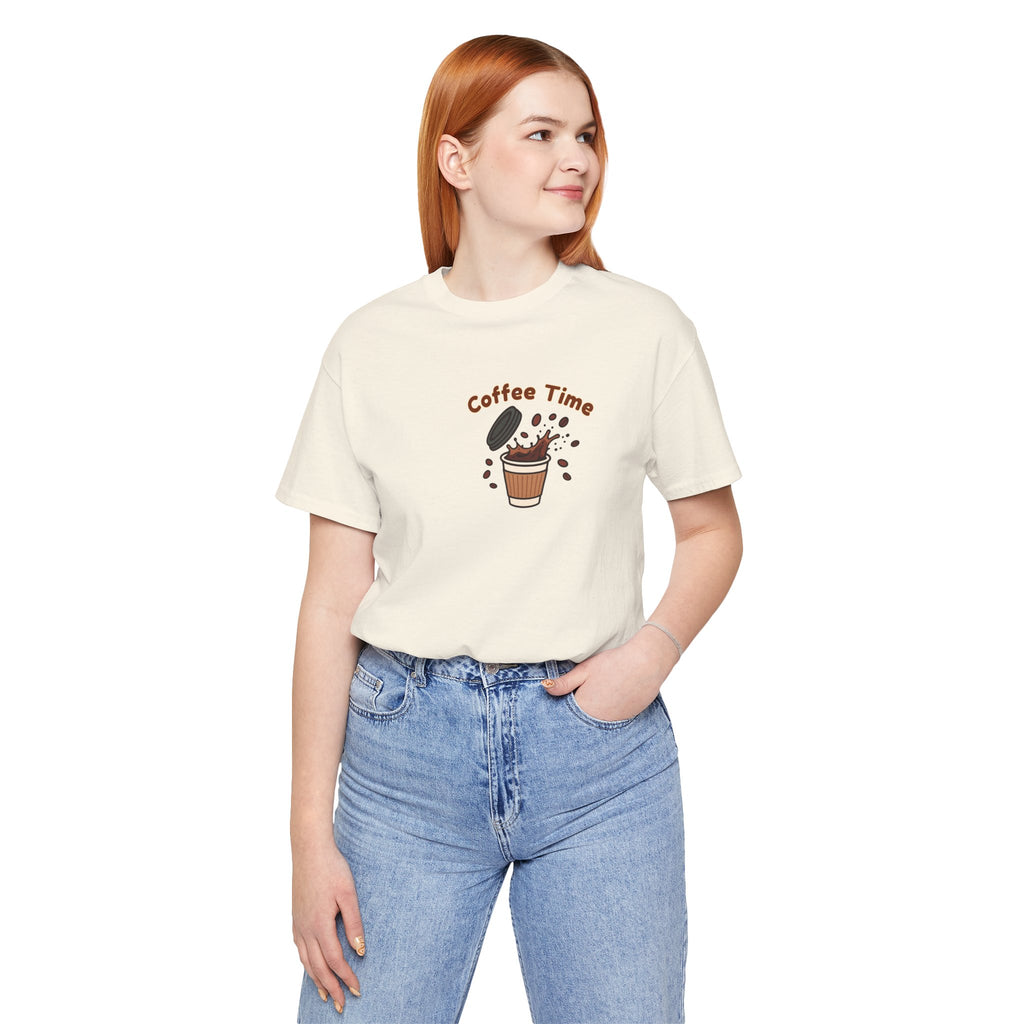 Coffee Time Tee — "More Espresso Less Depresso" Graphic T-Shirt