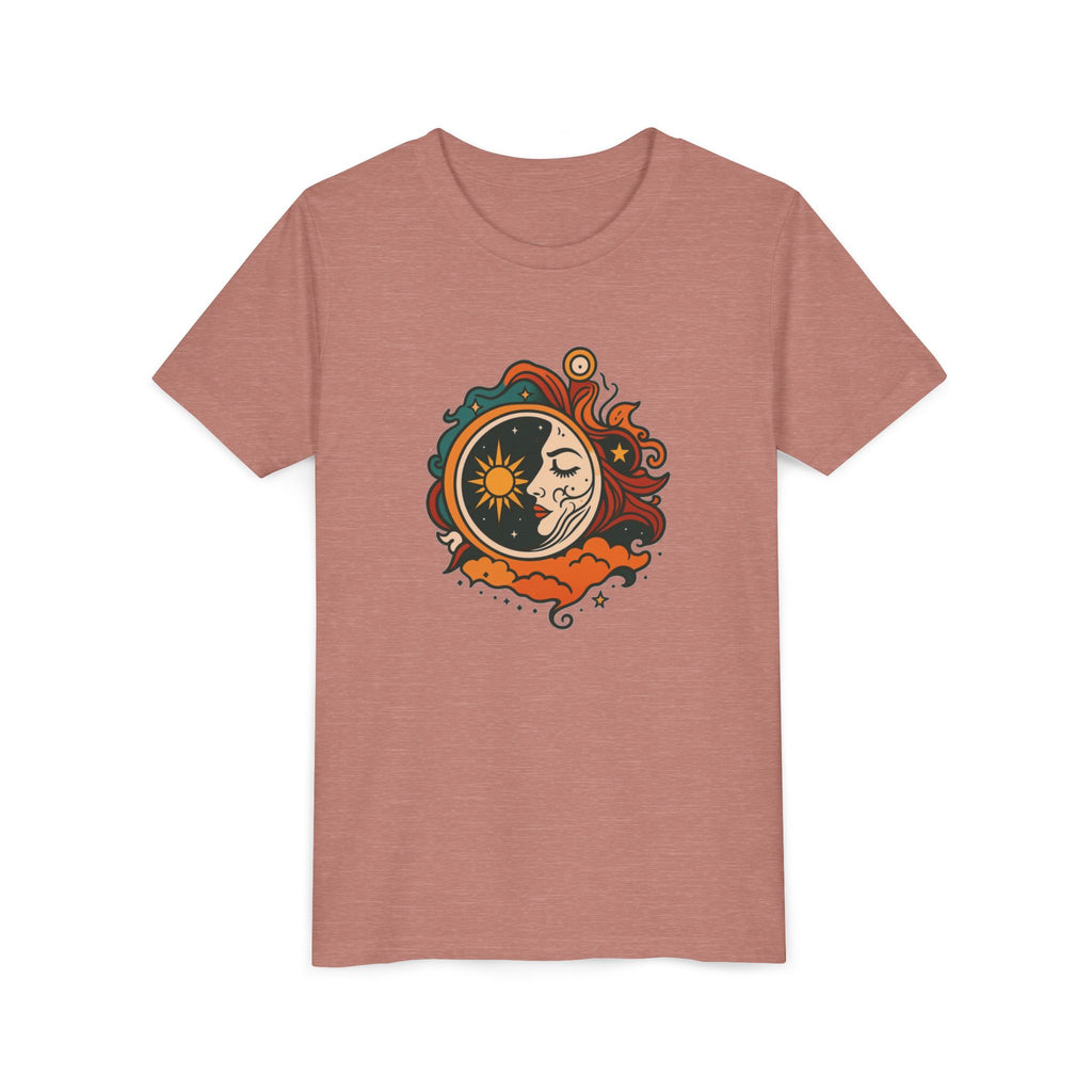 Youth Tee — Sun & Moon Yin Yang Kids Graphic T‑Shirt