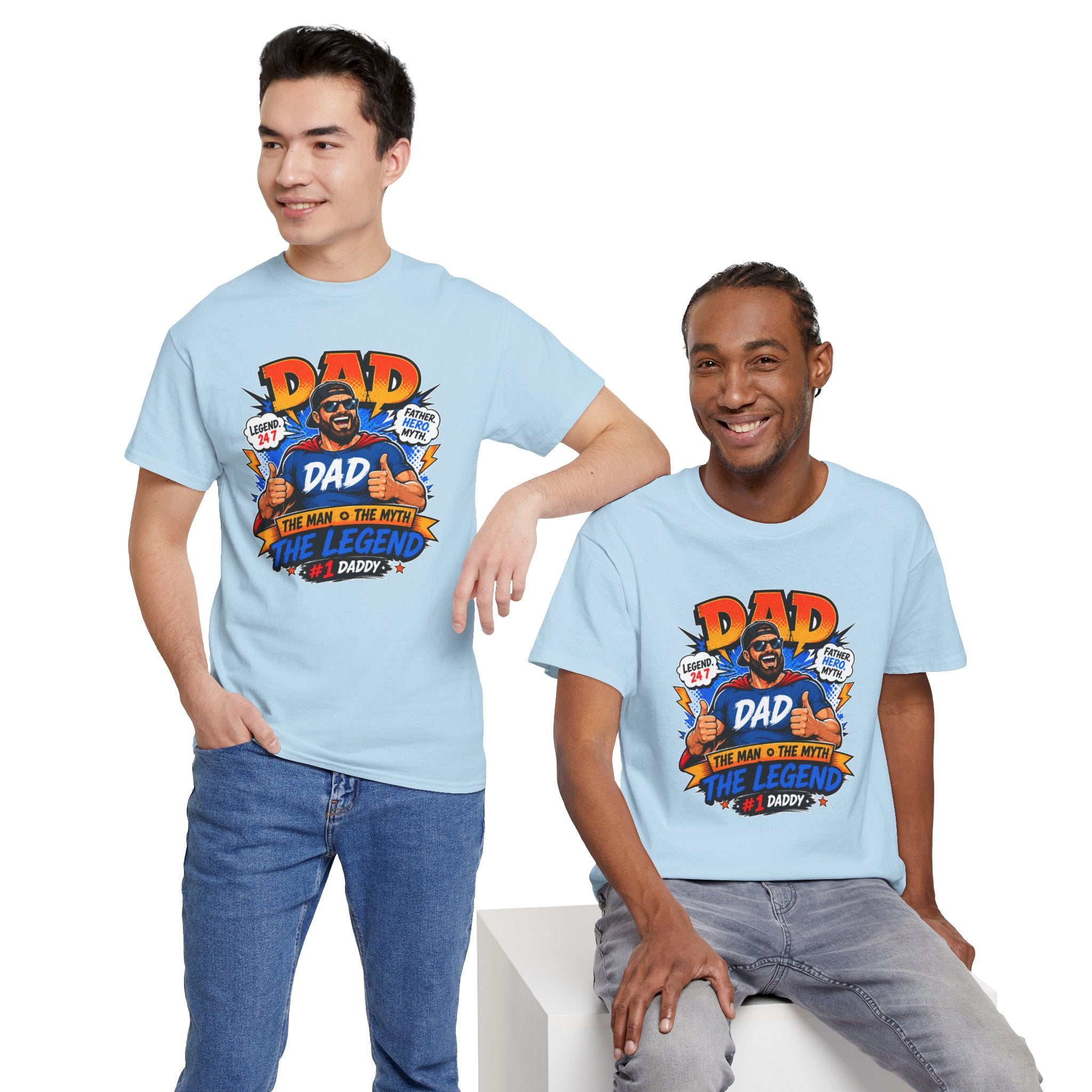 Funny Dad Shirt, Dad The Legend Tee, Father's Day Gift for Dad, Cool Dad Graphic T-Shirt, Best Dad Ever Shirt, Dad Gift