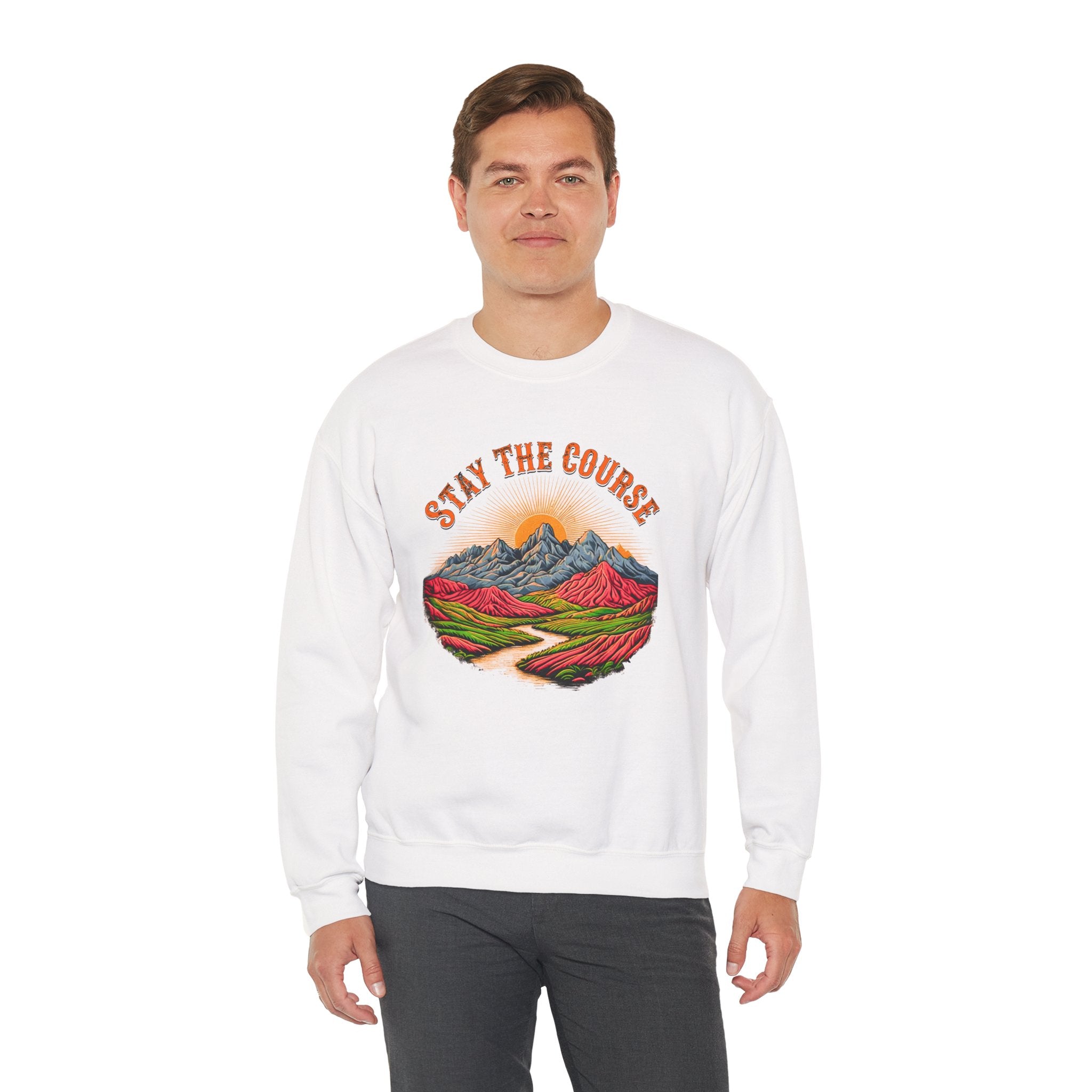 Stay the Course Sweatshirt - Scenic Mountain Crewneck