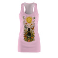 Mystic Sun & Black Cat Floral Racerback Dress