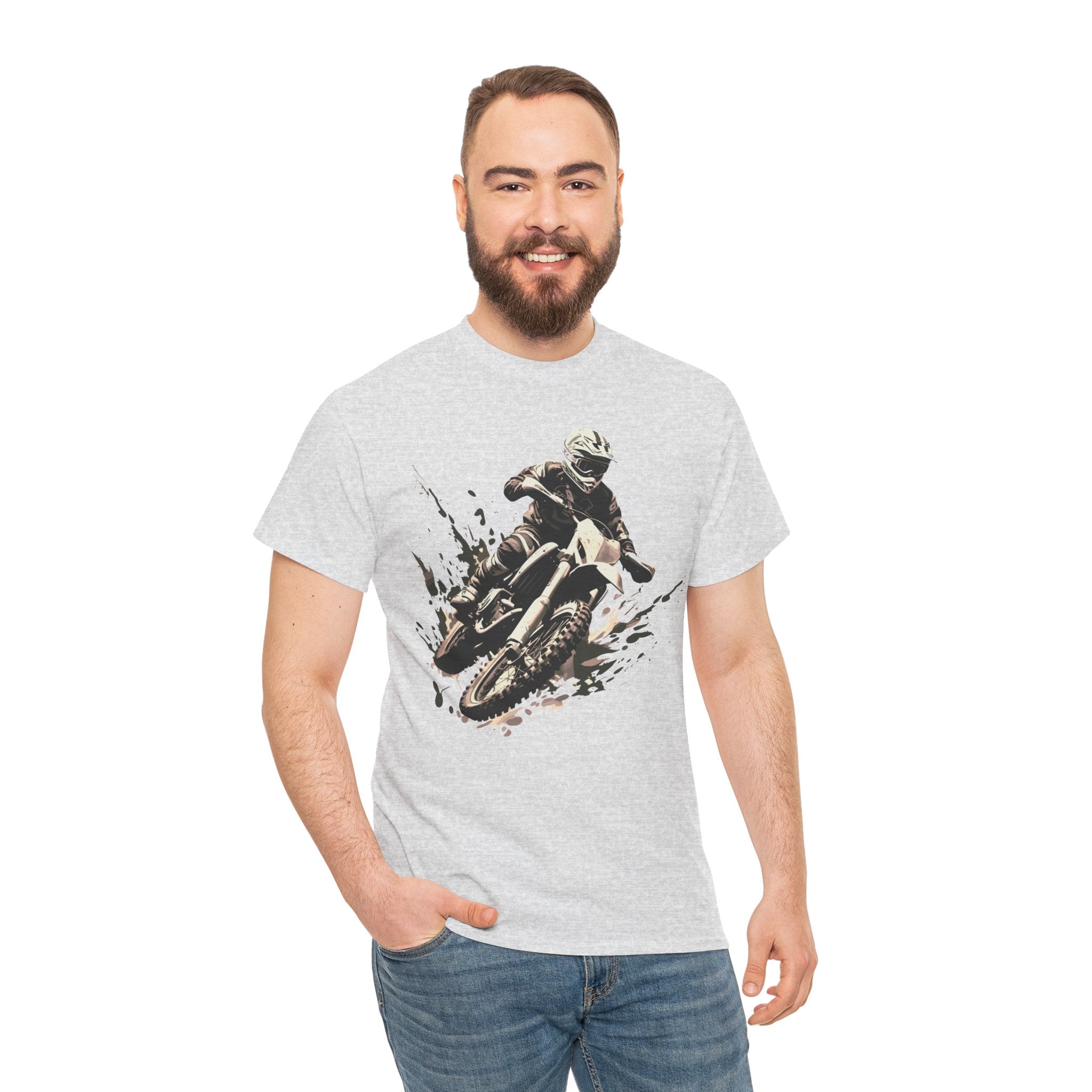 Motocross Rider Dirt Bike T-Shirt — Off-Road Racing Tee