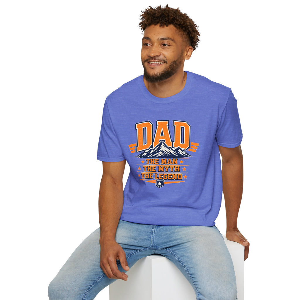 Dad T-Shirt The Man The Myth The Legend Graphic Tee Funny Fathers Day Gift Cool Dad Shirt