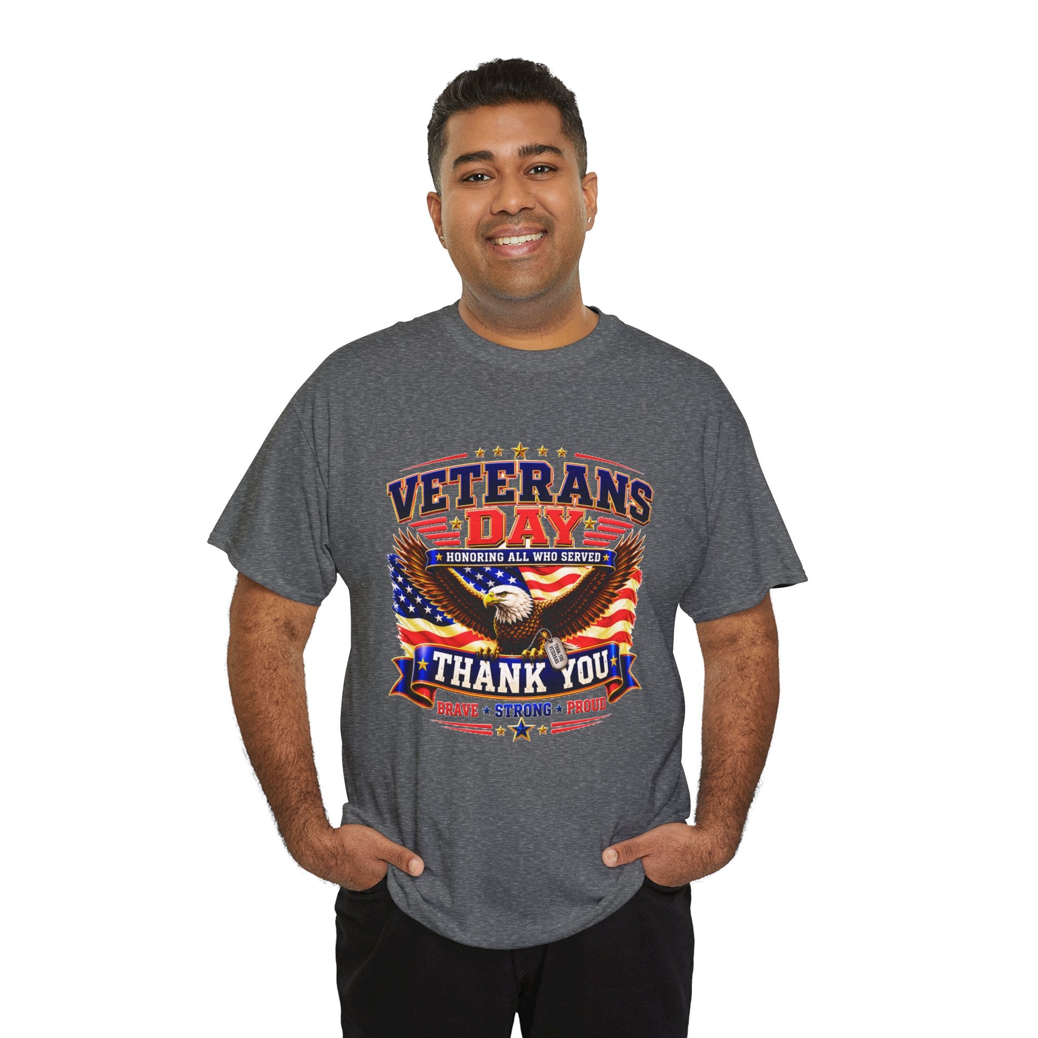 Veterans Day Eagle T-Shirt – "Thank You" Patriotic Tribute Tee