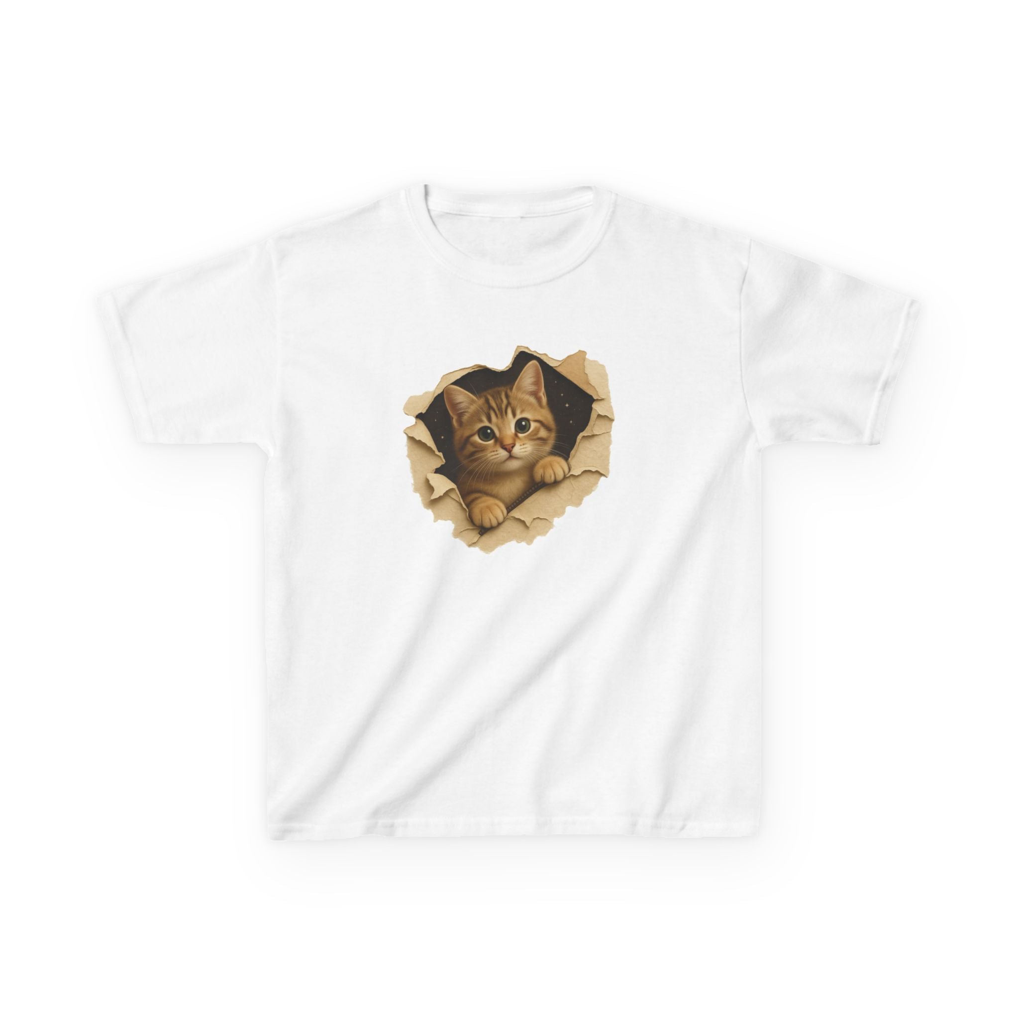 Cute Kitten Kids T-Shirt | Funny Cat Graphic Tee for Boys & Girls | Adorable Kitty Shirt | Gift for Cat Lovers Kids
