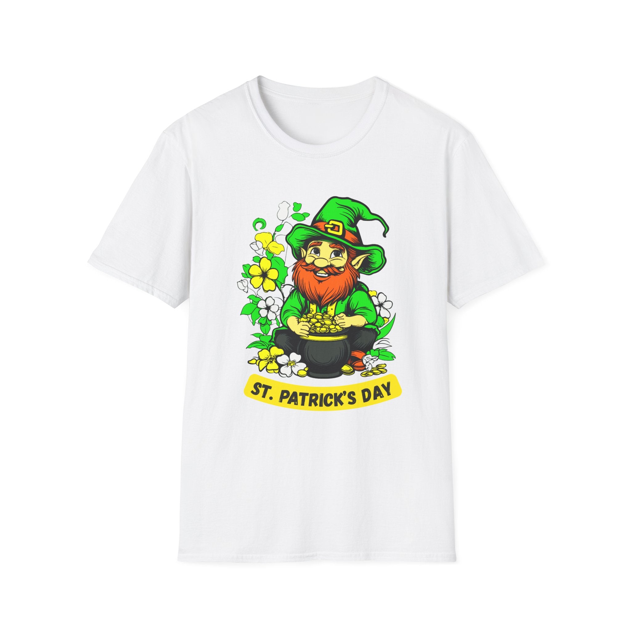 Lucky Leprechaun with Pot of Gold T-Shirt | St. Patrick's Day