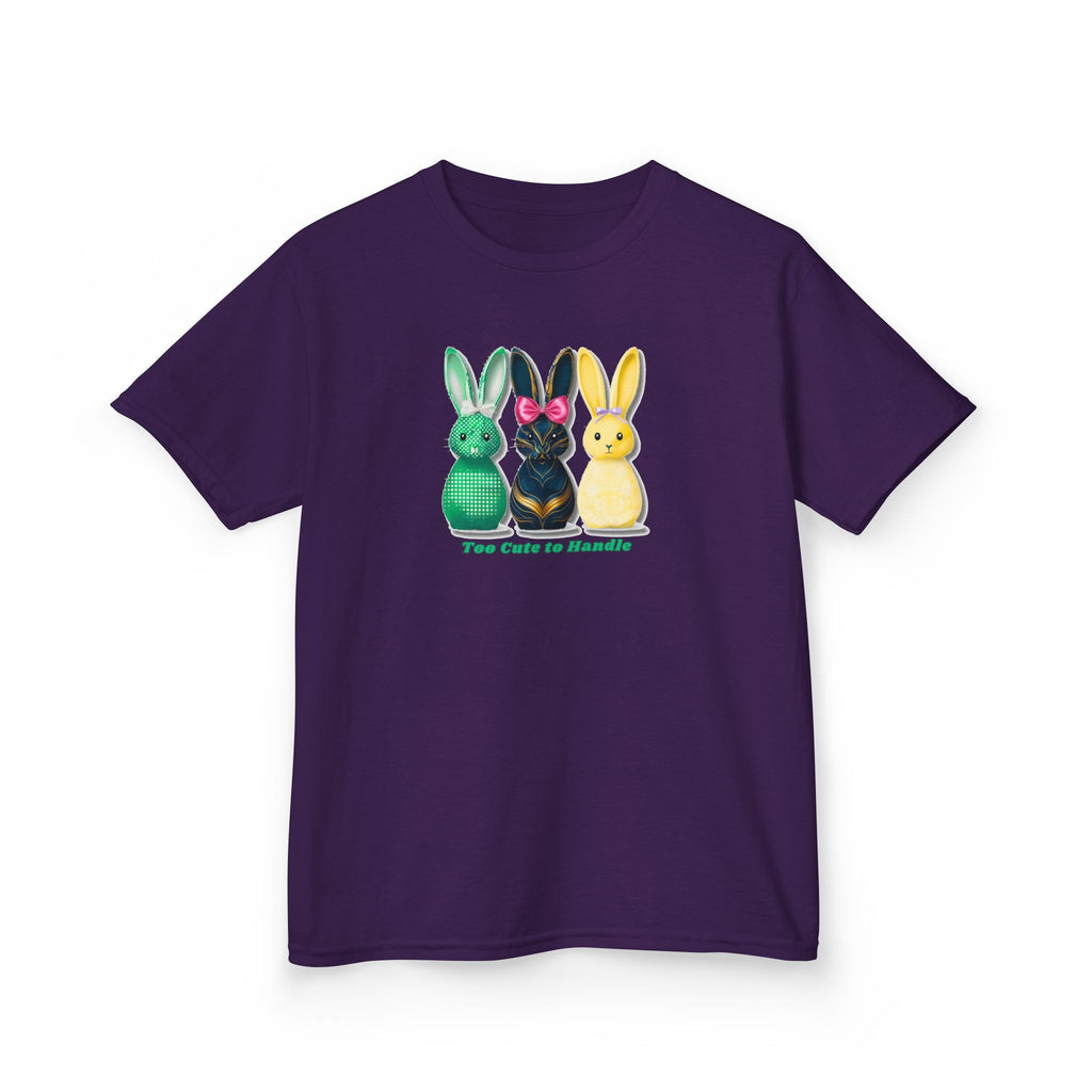 Kids Tee — Colorful Bunny Trio "You Color Me Beautiful" Easter Shirt
