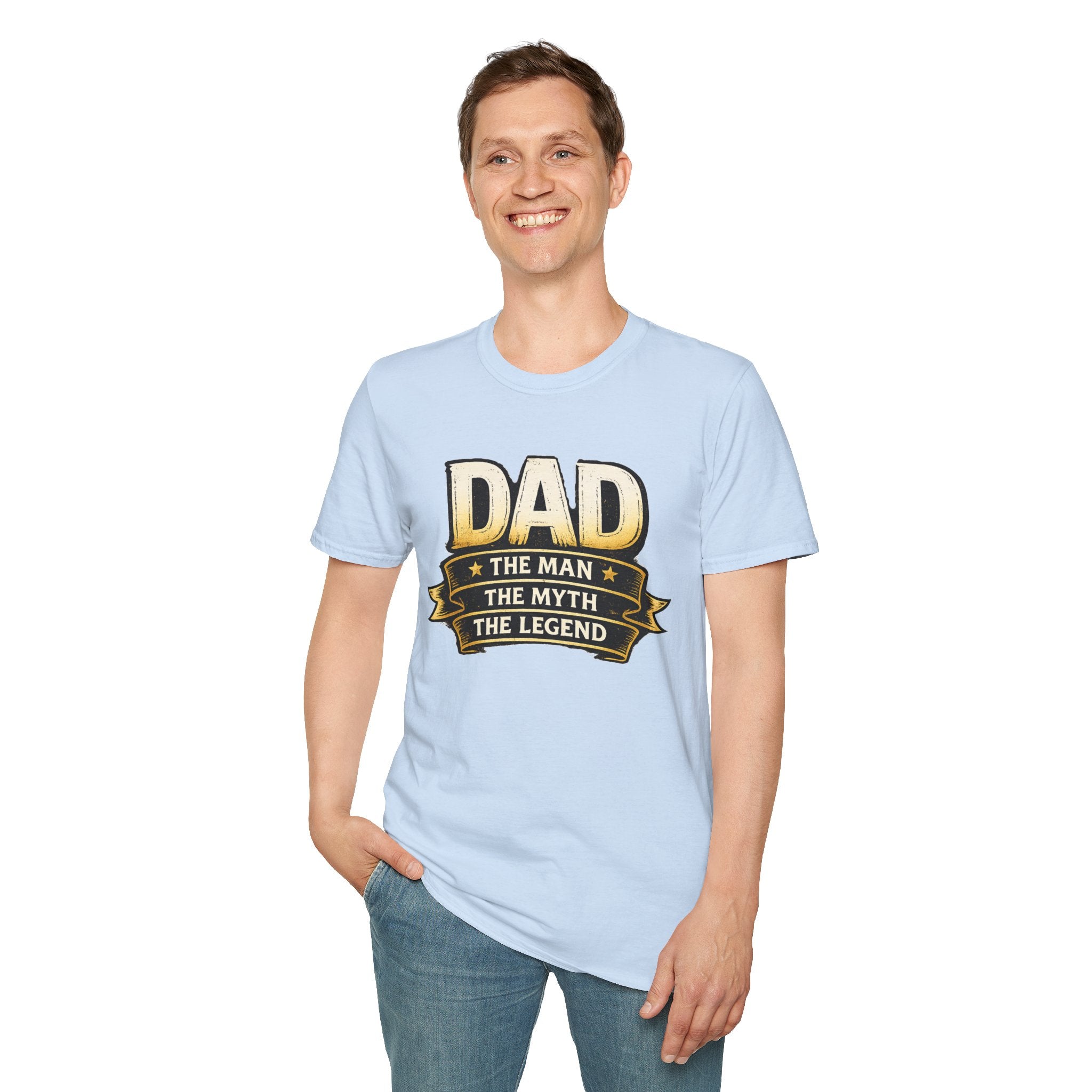 Dad Shirt The Man The Myth The Legend, Funny Dad T-Shirt, Father’s Day Gift for Dad, Cool Dad Graphic Tee, Unisex Family Shirt