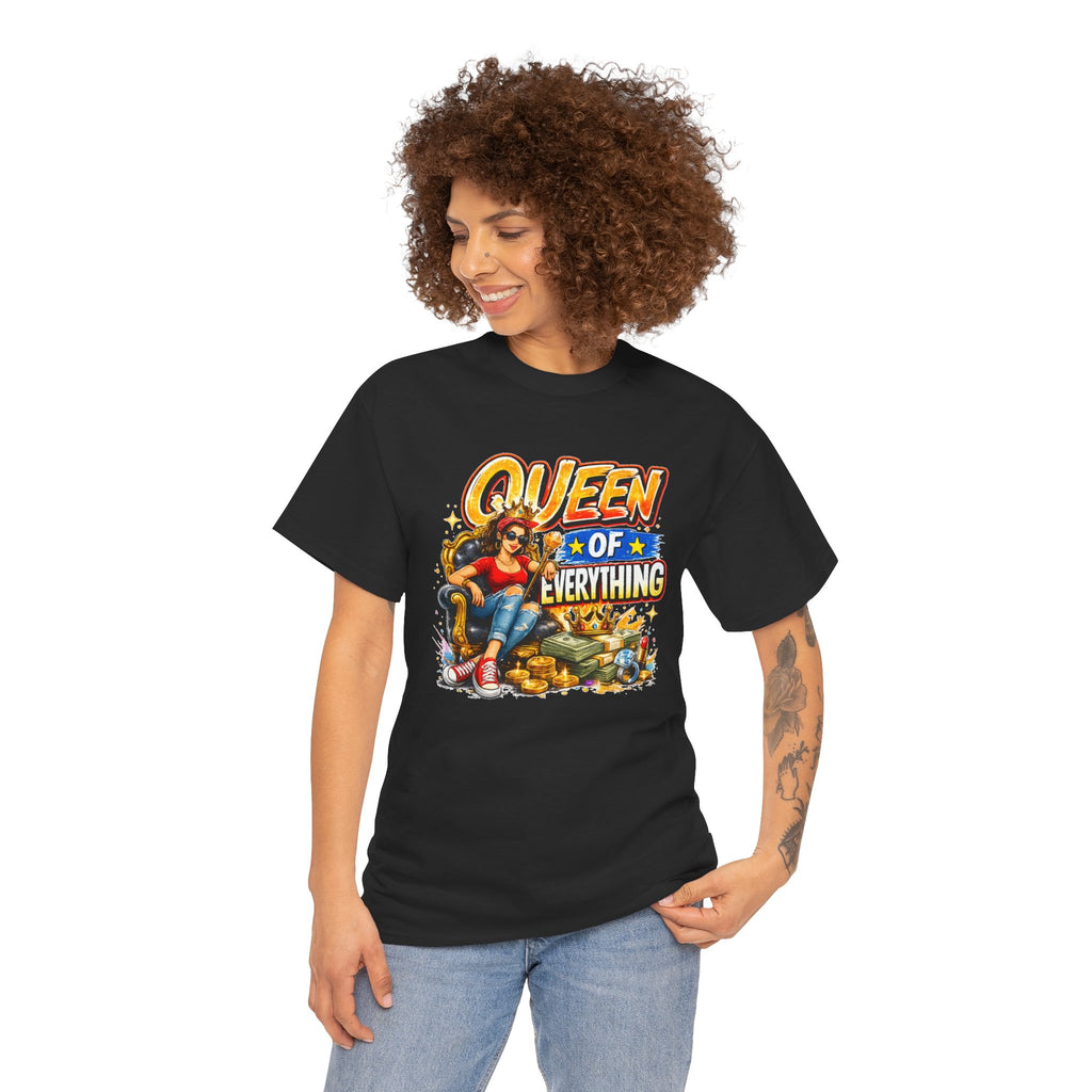 Queen of Everything Shirt | Funny Queen Graphic Tee | Gift for Mom | Boss Lady Shirt | Retro Vintage Tee