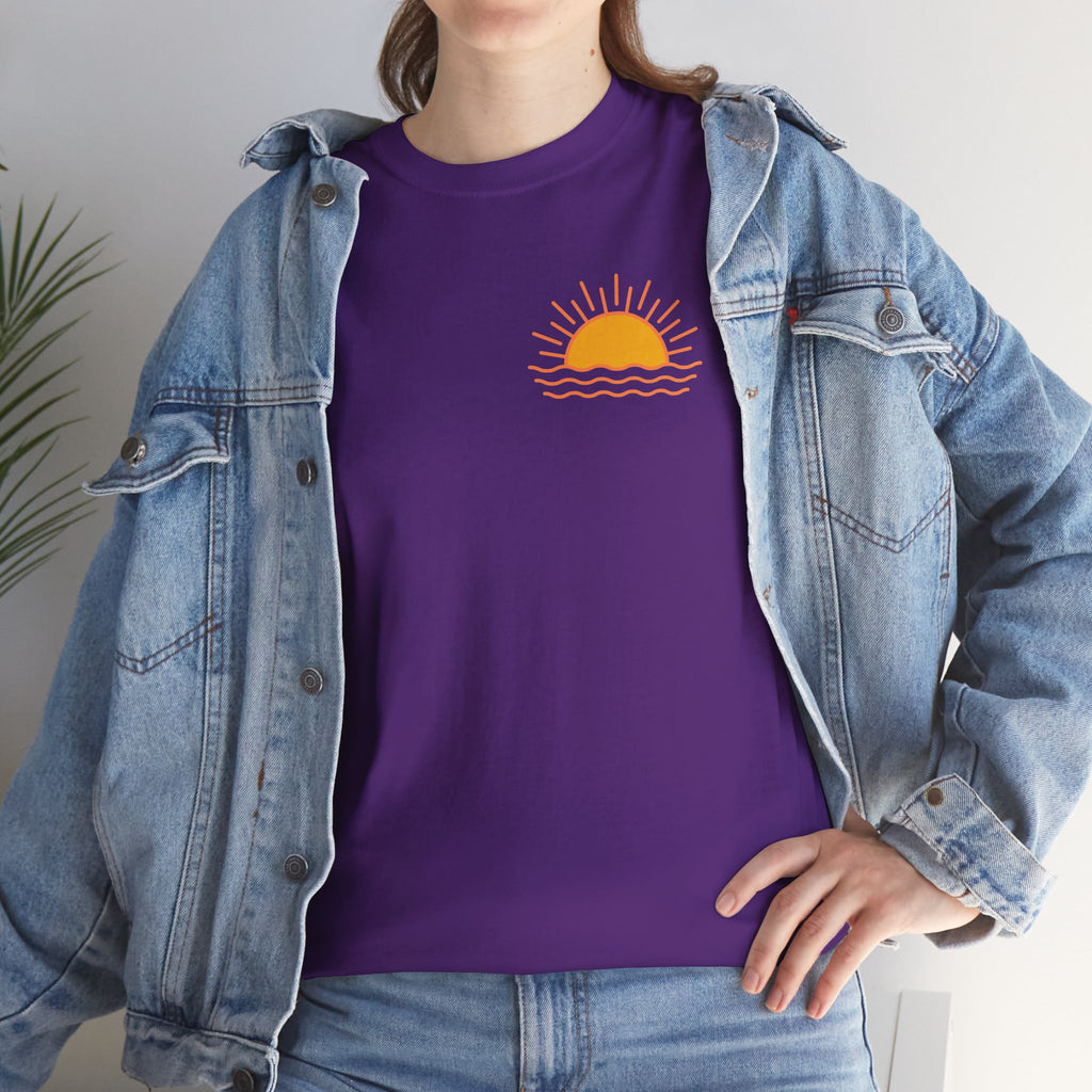Stay Humble Sunset Tee - Retro Sunrise Graphic T-Shirt
