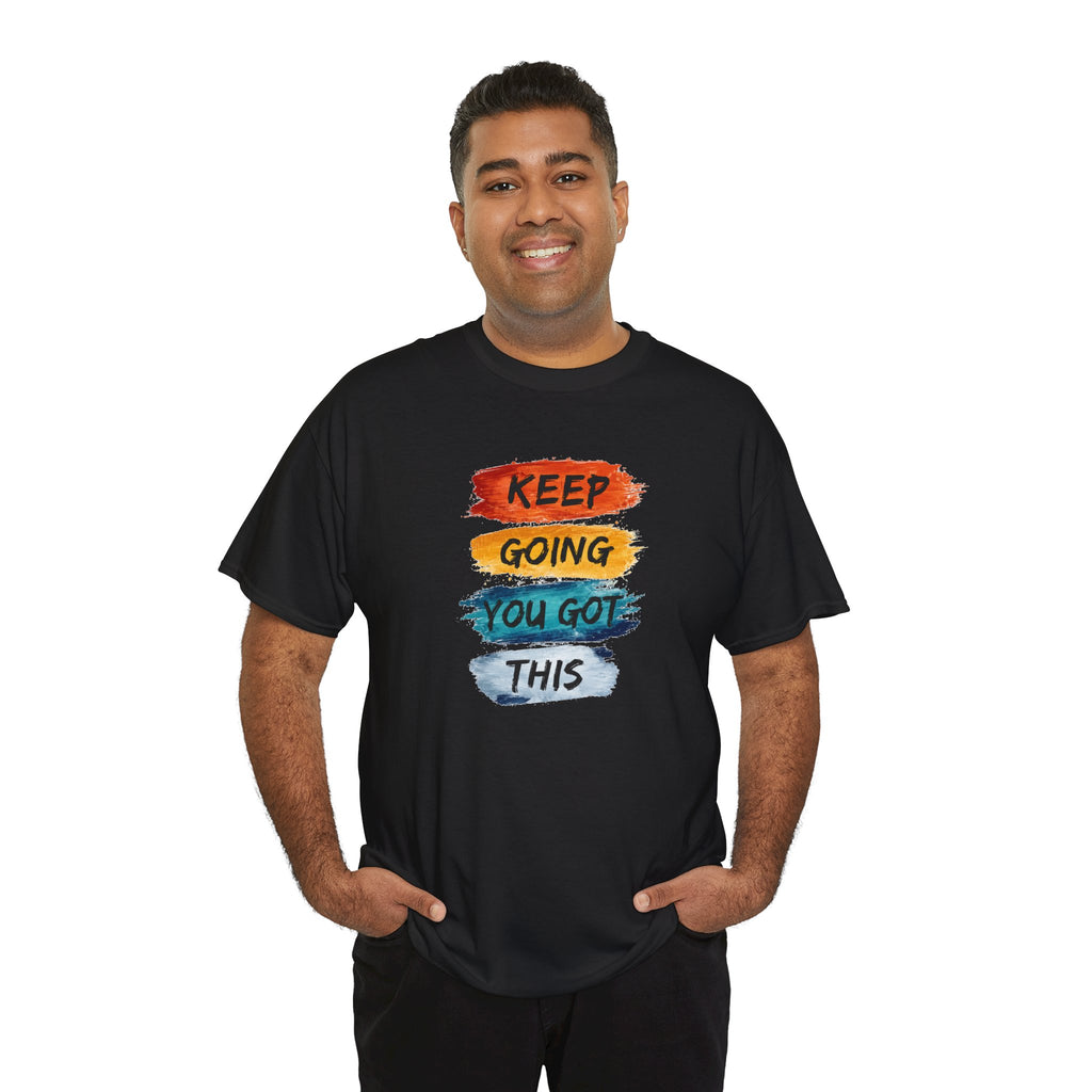 Keep Going You Got This Tee  Motivational Watercolor Brushstroke T-Shirt