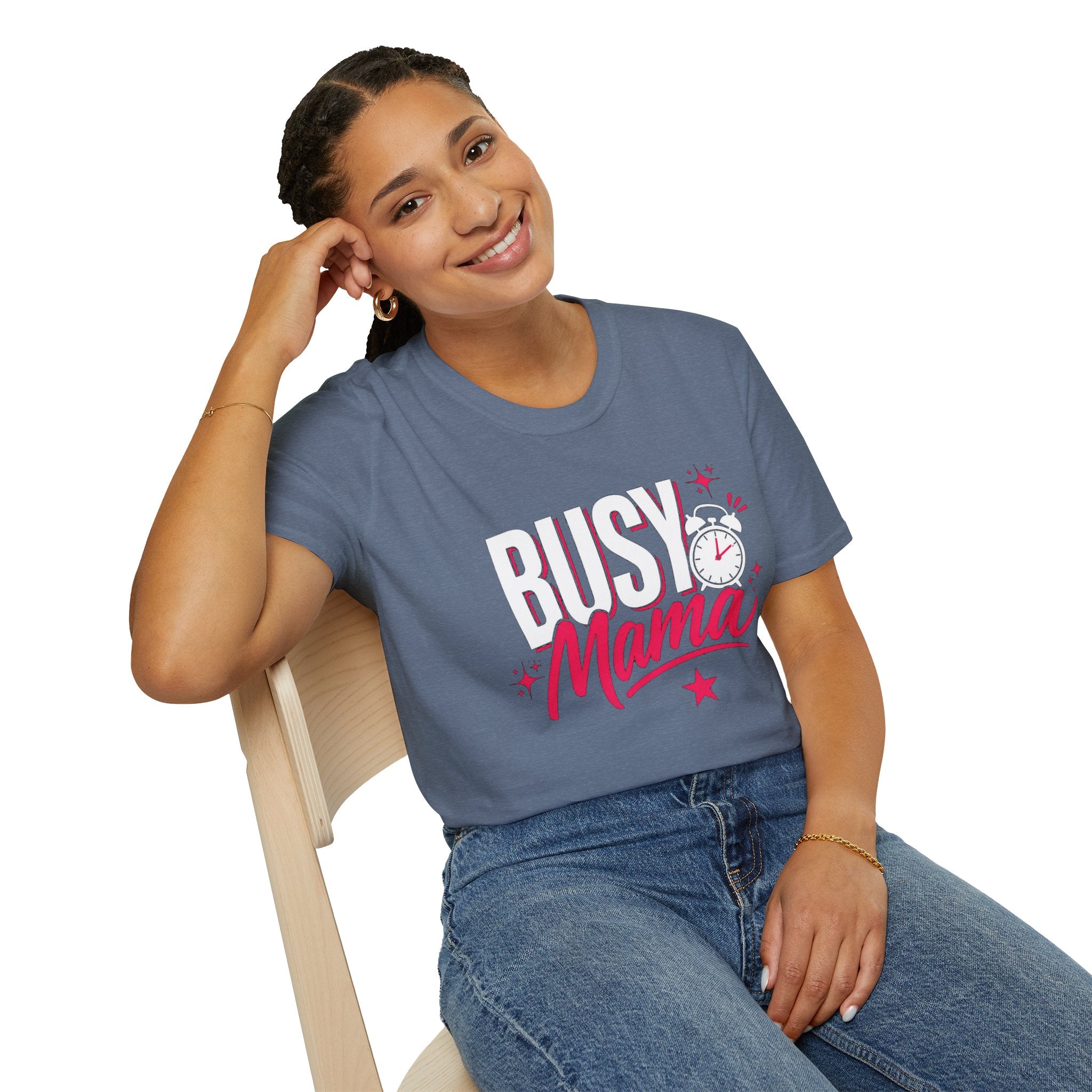 Busy Mama T-Shirt | Funny Mom Shirt | Cute Mother Graphic Tee | Gift for Mom | Busy Mom Life Shirt