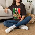 Mexico Flag Skull T-Shirt, Vintage Mexican Skull Shirt, Dia De Los Muertos Tee, Patriotic Mexico Graphic Tee, Gift for Men Women