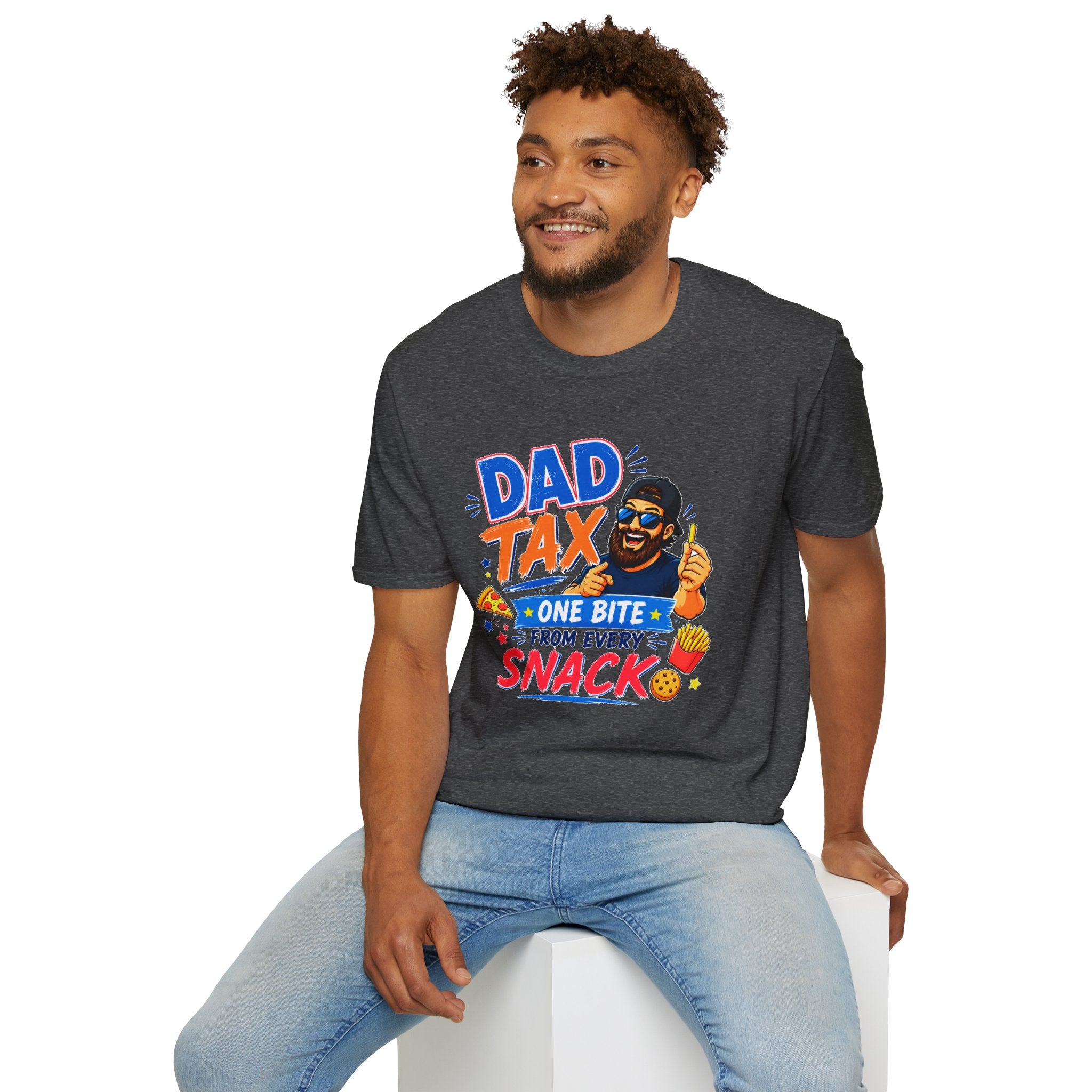 Funny Dad Tax Shirt, One Bite From Every Snack T-Shirt, Dad Joke Tee, Gift for Dad, Daddy Shirt, Father's Day Gift, Food Lover Dad Tee