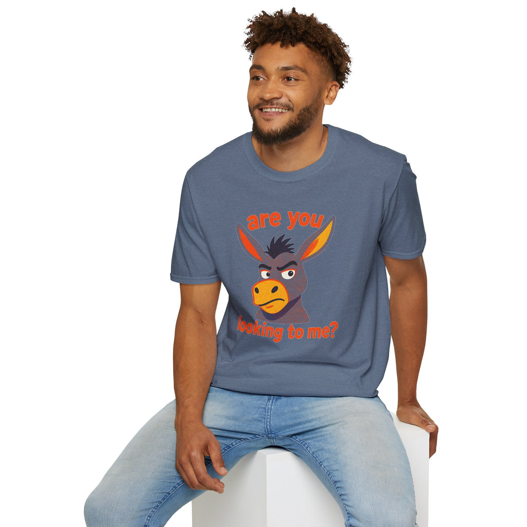 Are You Looking to Me? Donkey Graphic T-Shirt