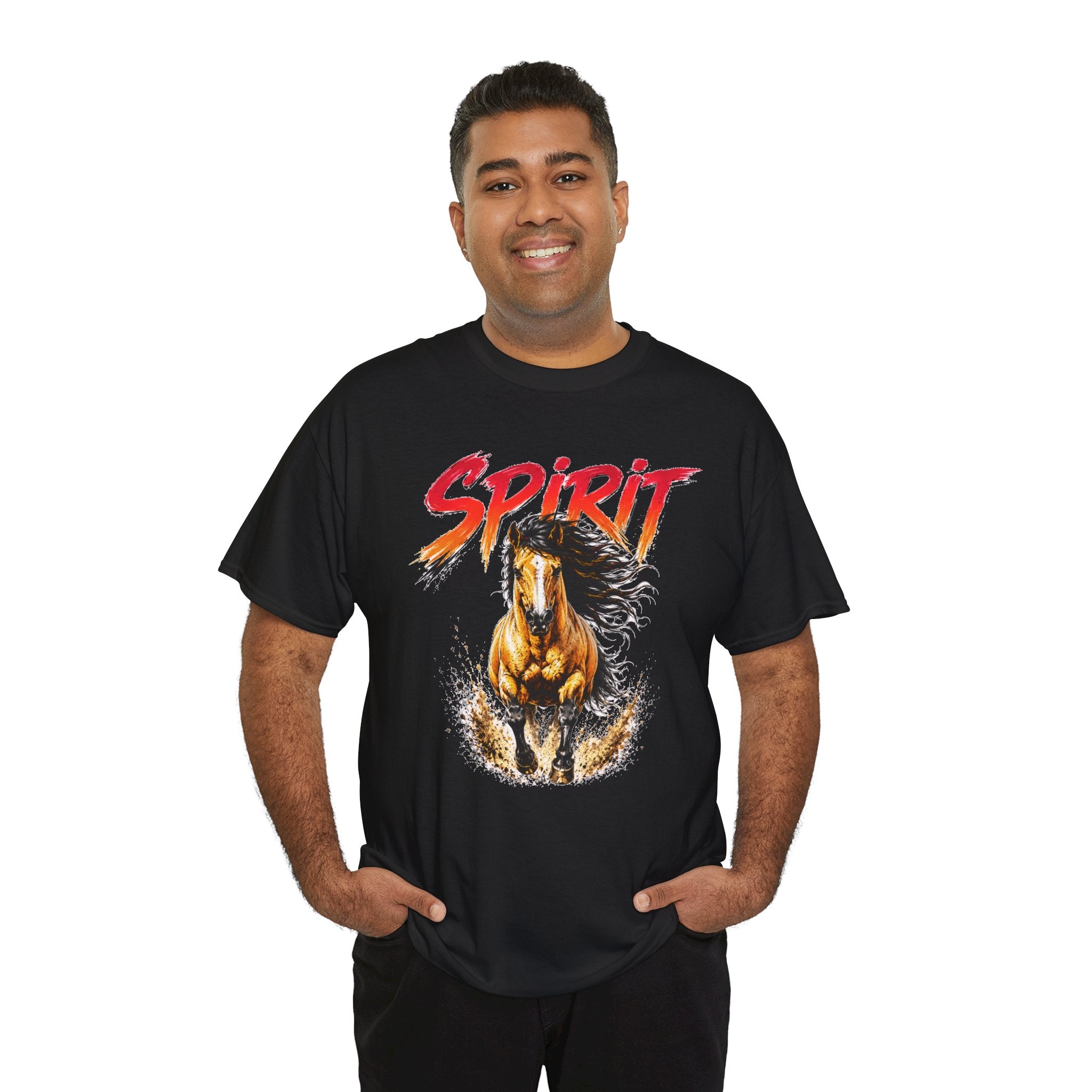 Spirit Running Horse T-Shirt — Wild Mustang Graphic Tee