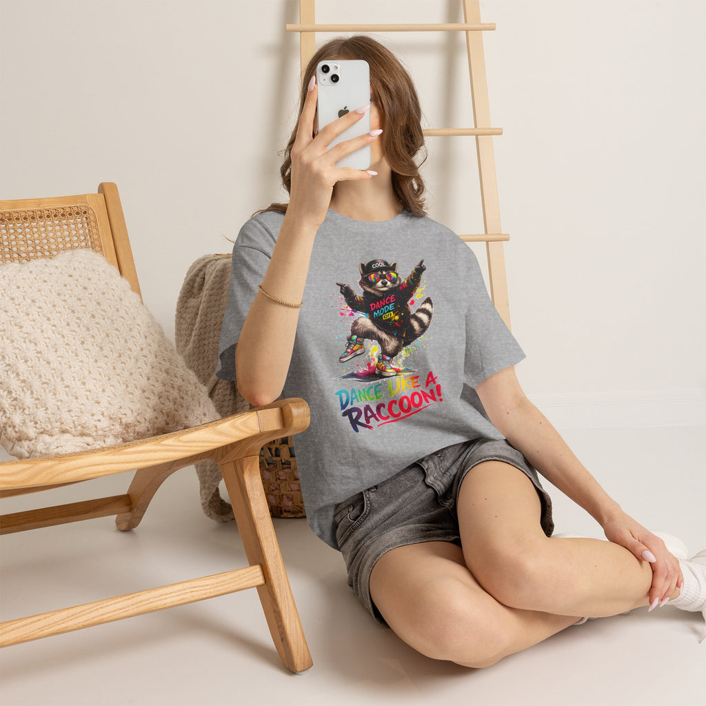 Dance Like a Raccoon T-Shirt — Cute Retro Raccoon Dance Graphic Tee